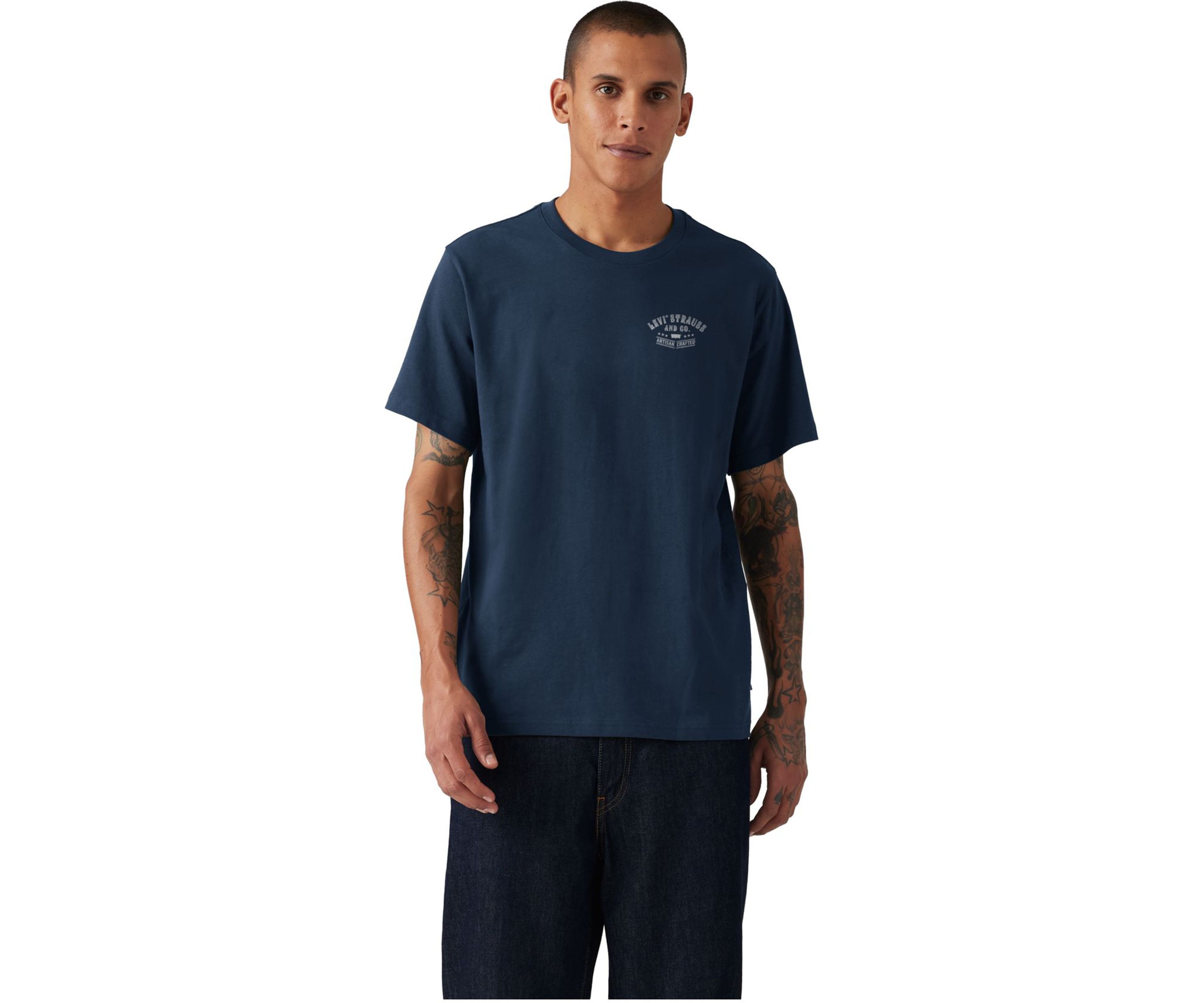 Mens Relaxed Fit Short Sleeve Graphic T-Shirt