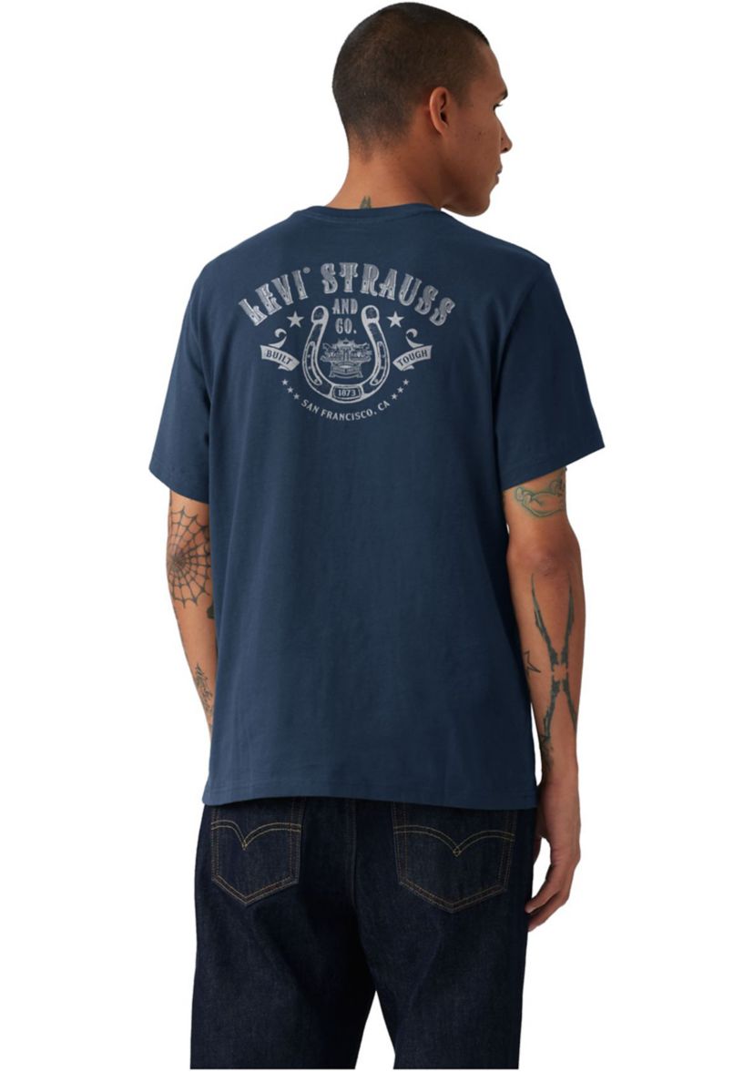 Mens Relaxed Fit Short Sleeve Graphic T-Shirt