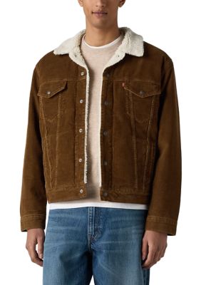 Levi's Men's Sherpa Trucker Corduroy Jacket