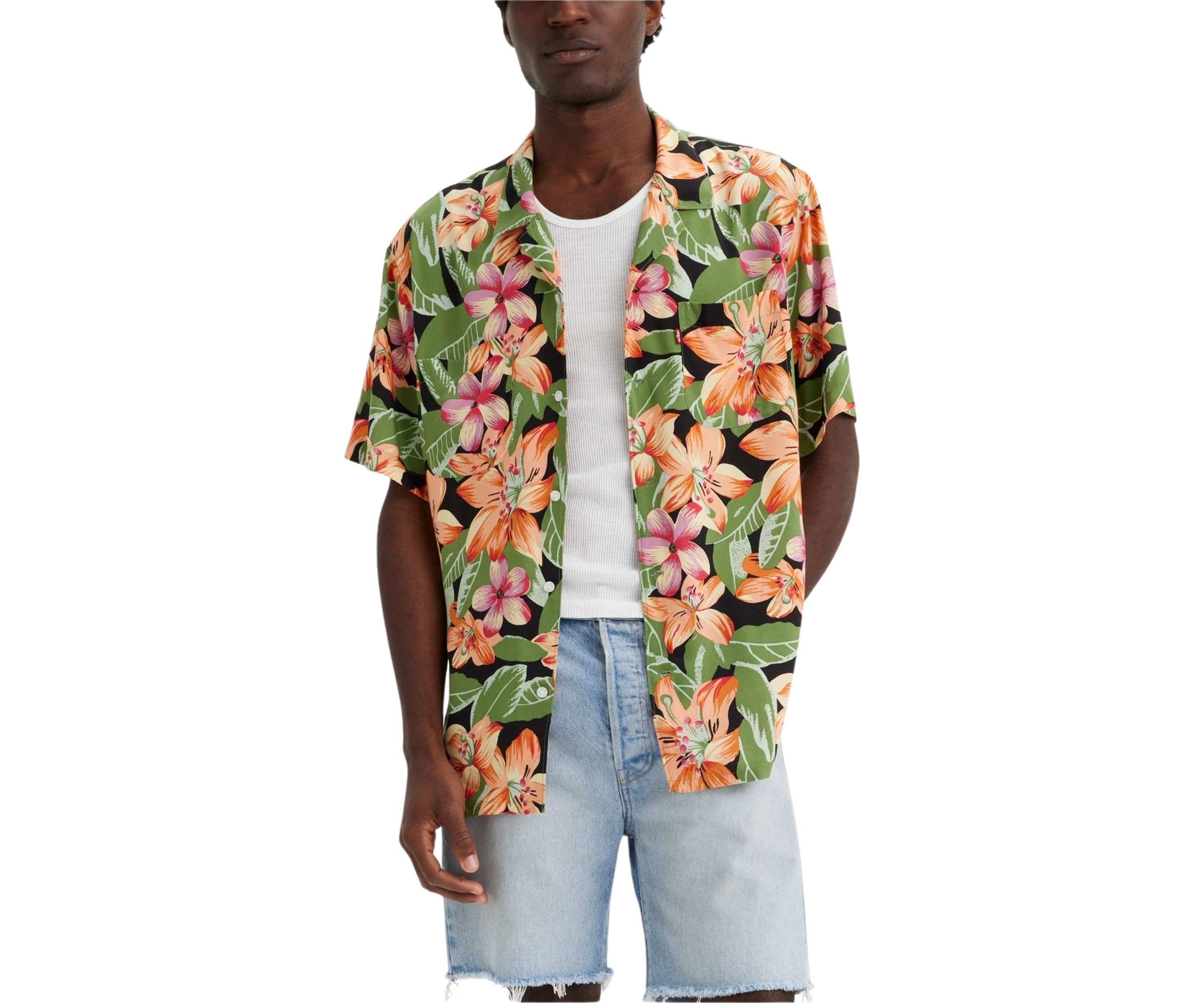 Short Sleeve Classic Printed Camper Shirt