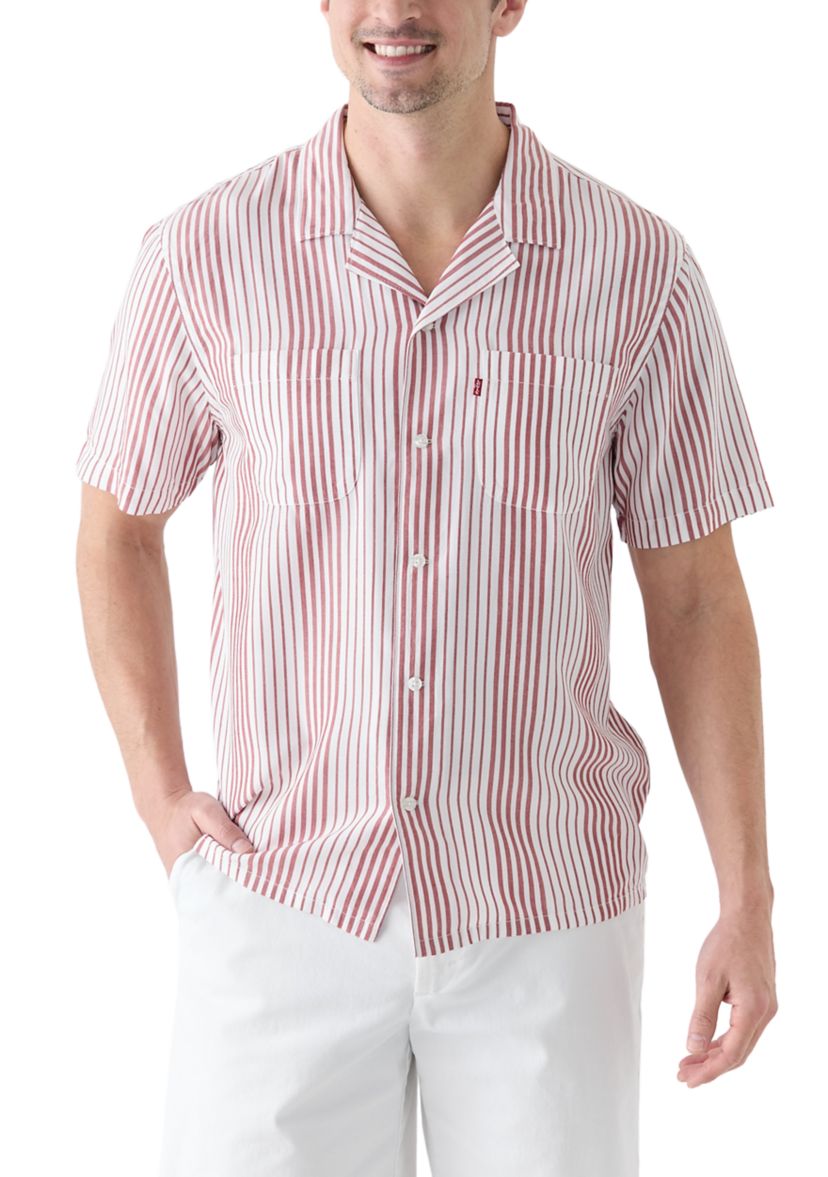 Classic Camper Stripe Button Down Shirt