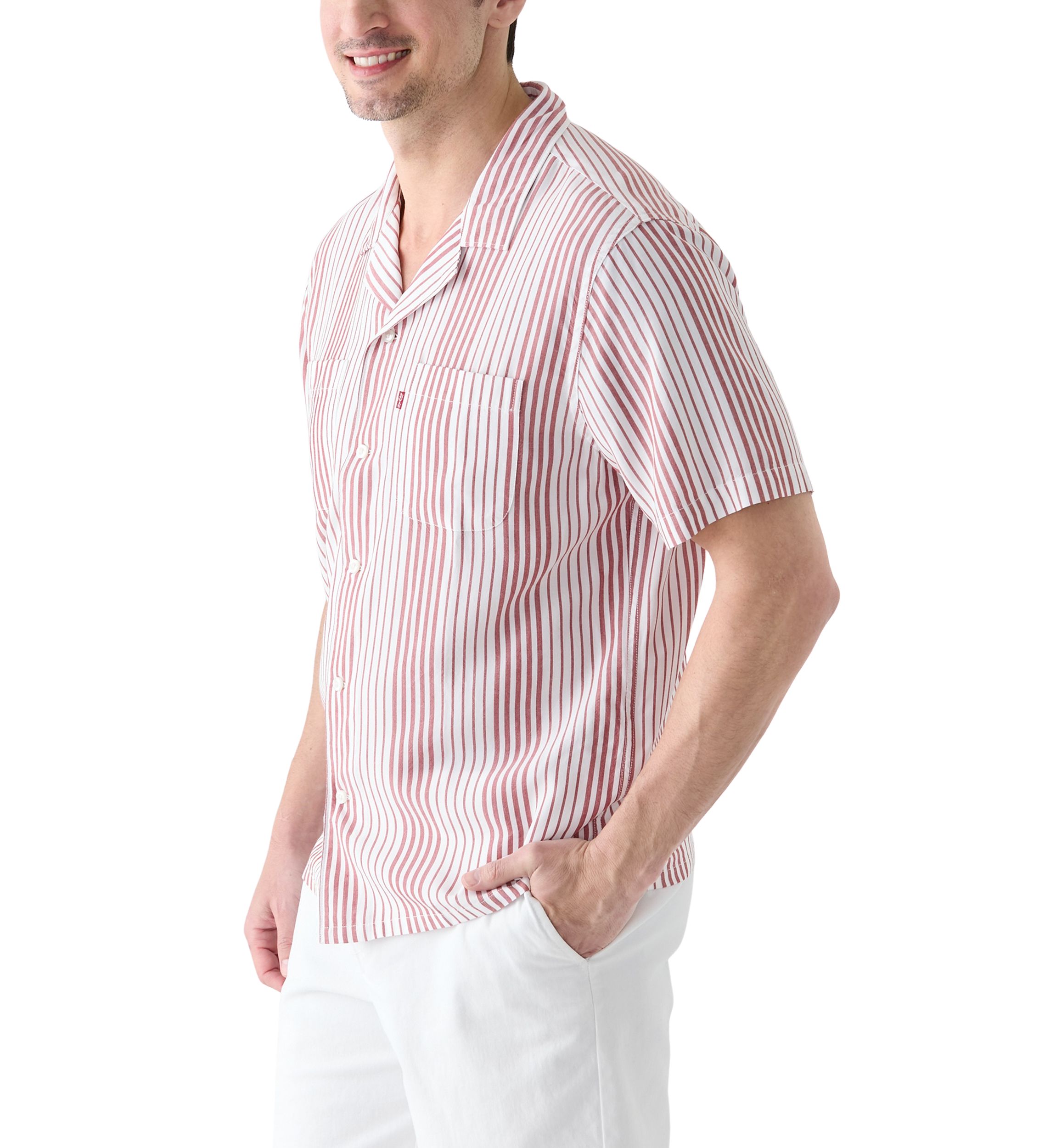 Classic Camper Stripe Button Down Shirt