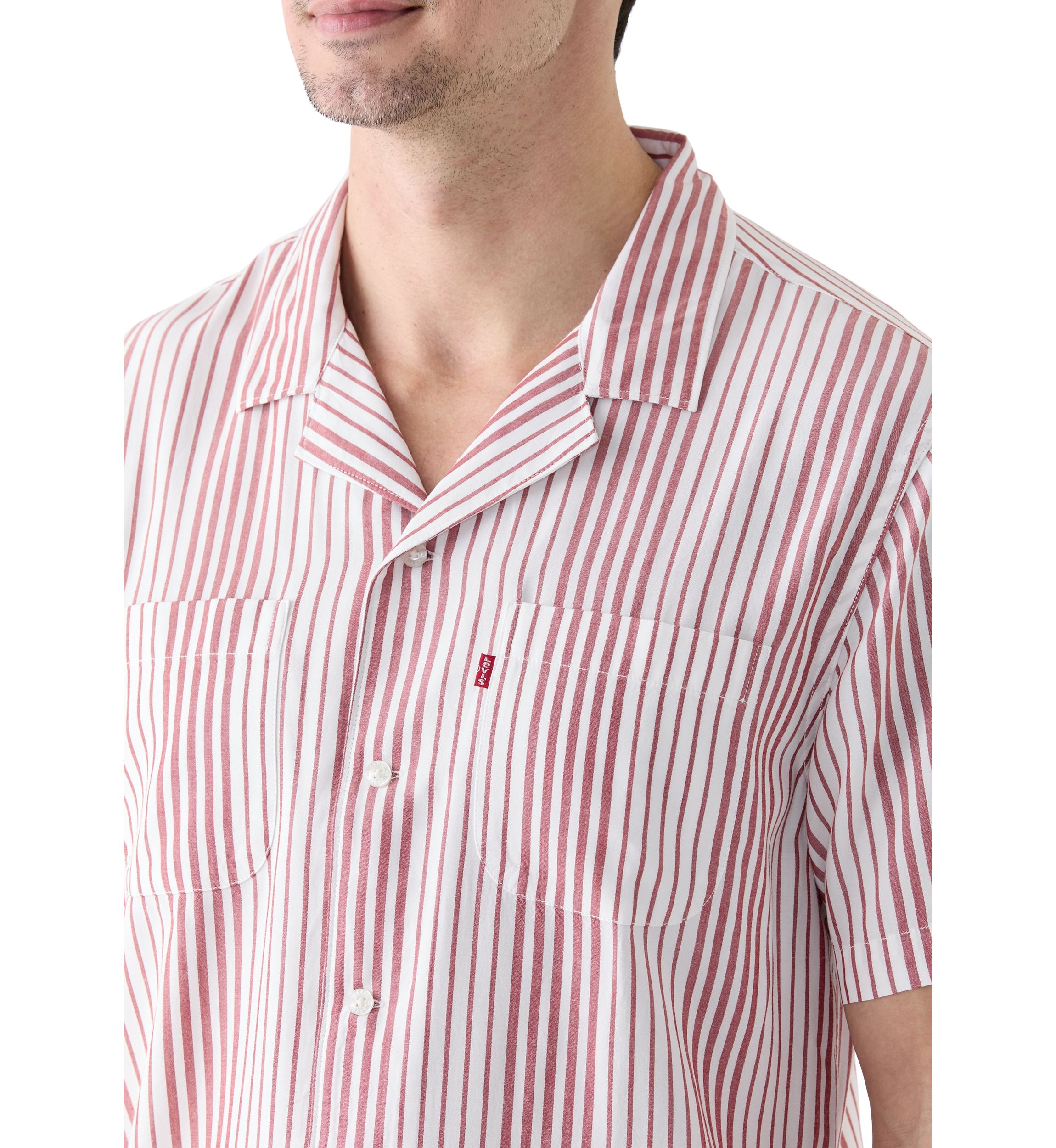 Classic Camper Stripe Button Down Shirt