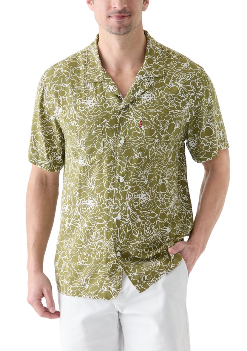 Classic Camper Printed Button Down Shirt