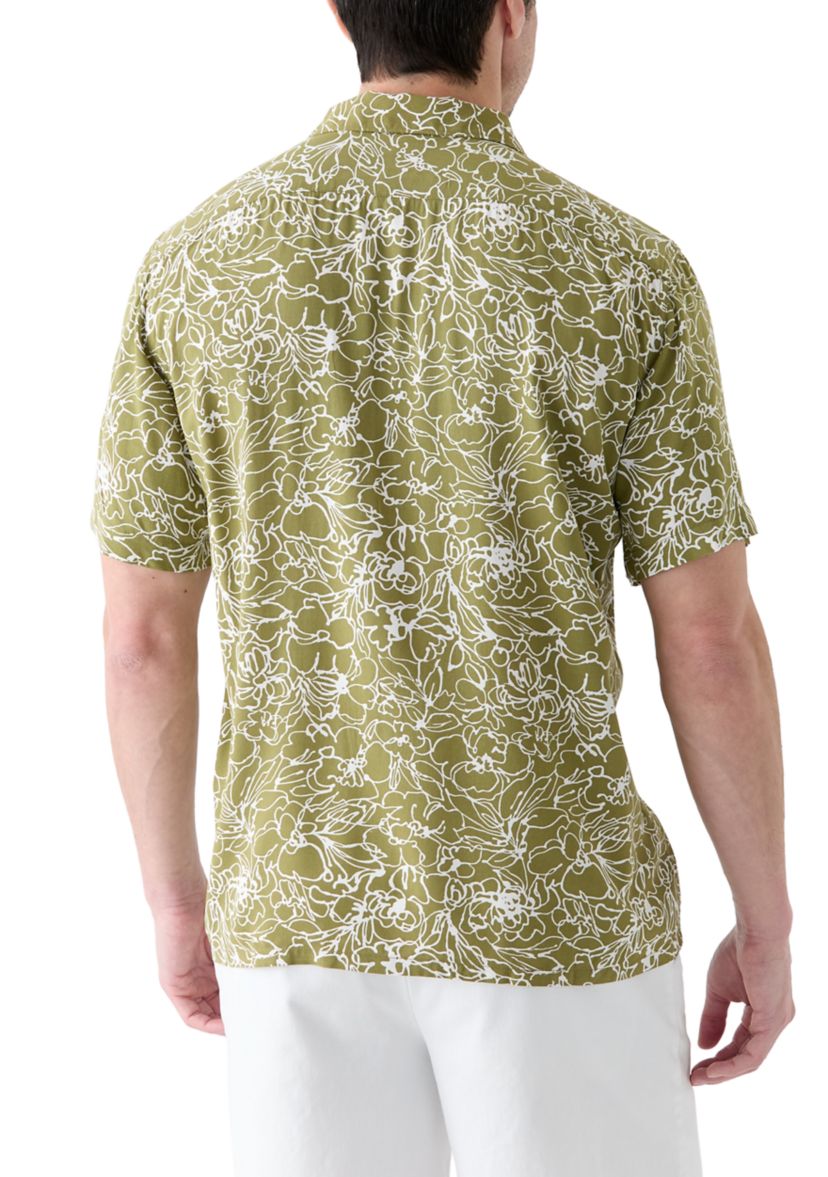 Classic Camper Printed Button Down Shirt