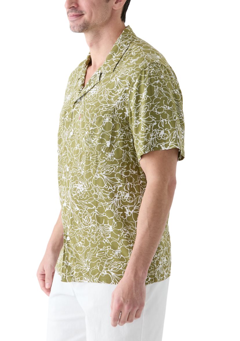 Classic Camper Printed Button Down Shirt