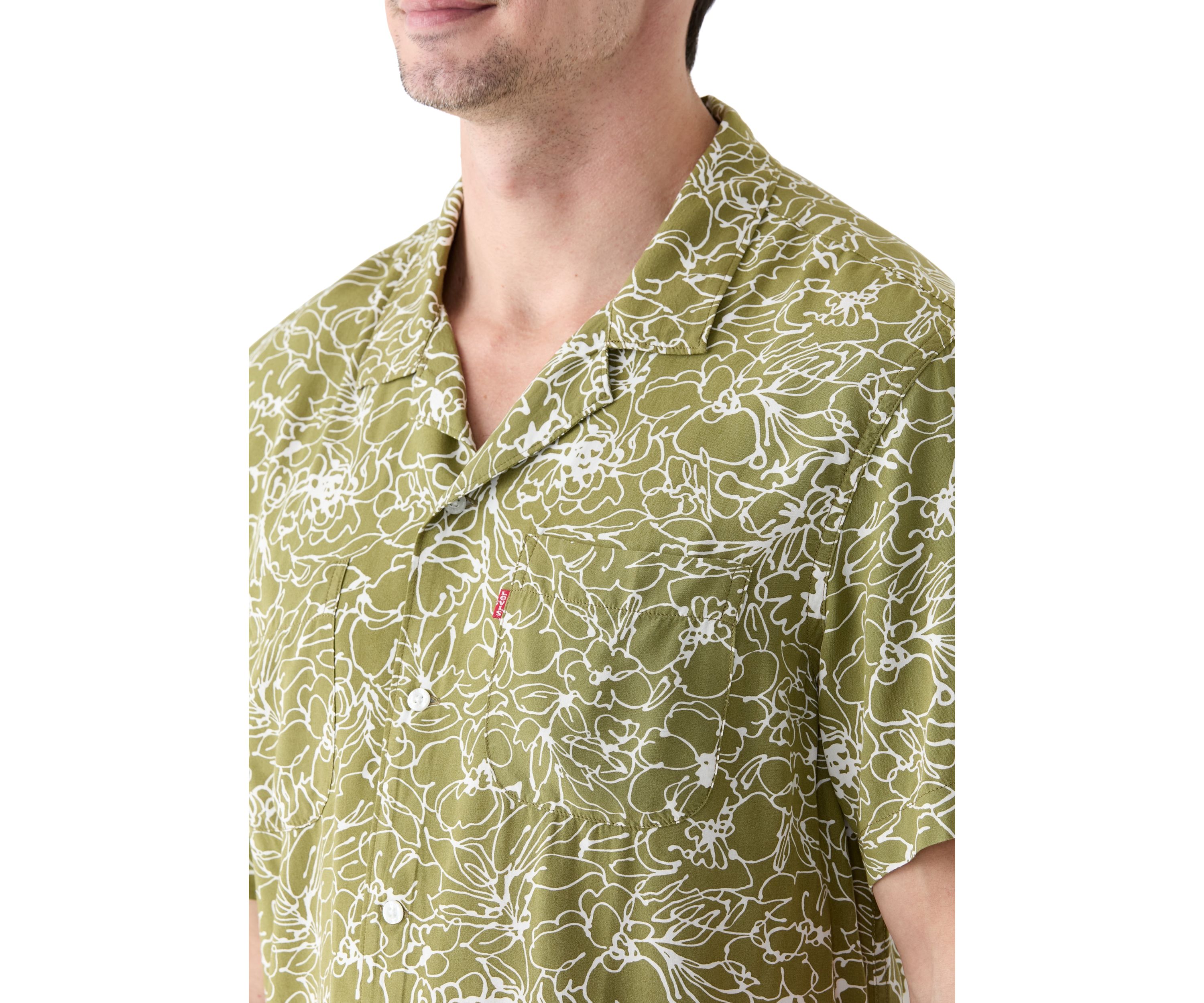 Classic Camper Printed Button Down Shirt