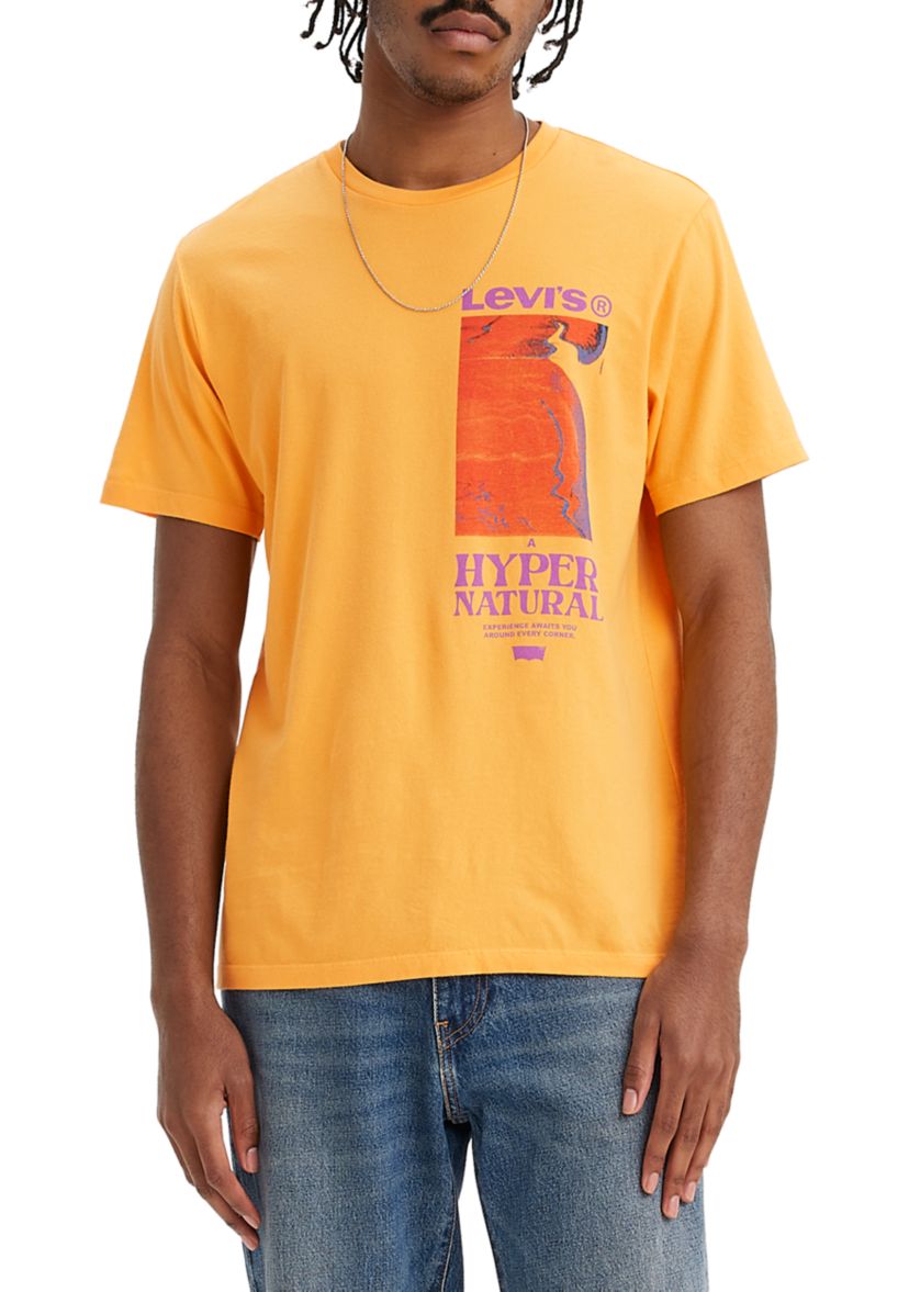 Short Sleeve Batwing Graphic T-Shirt