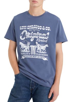 Levi's Men's Short Sleeve Graphic Crew Neck T-Shirt