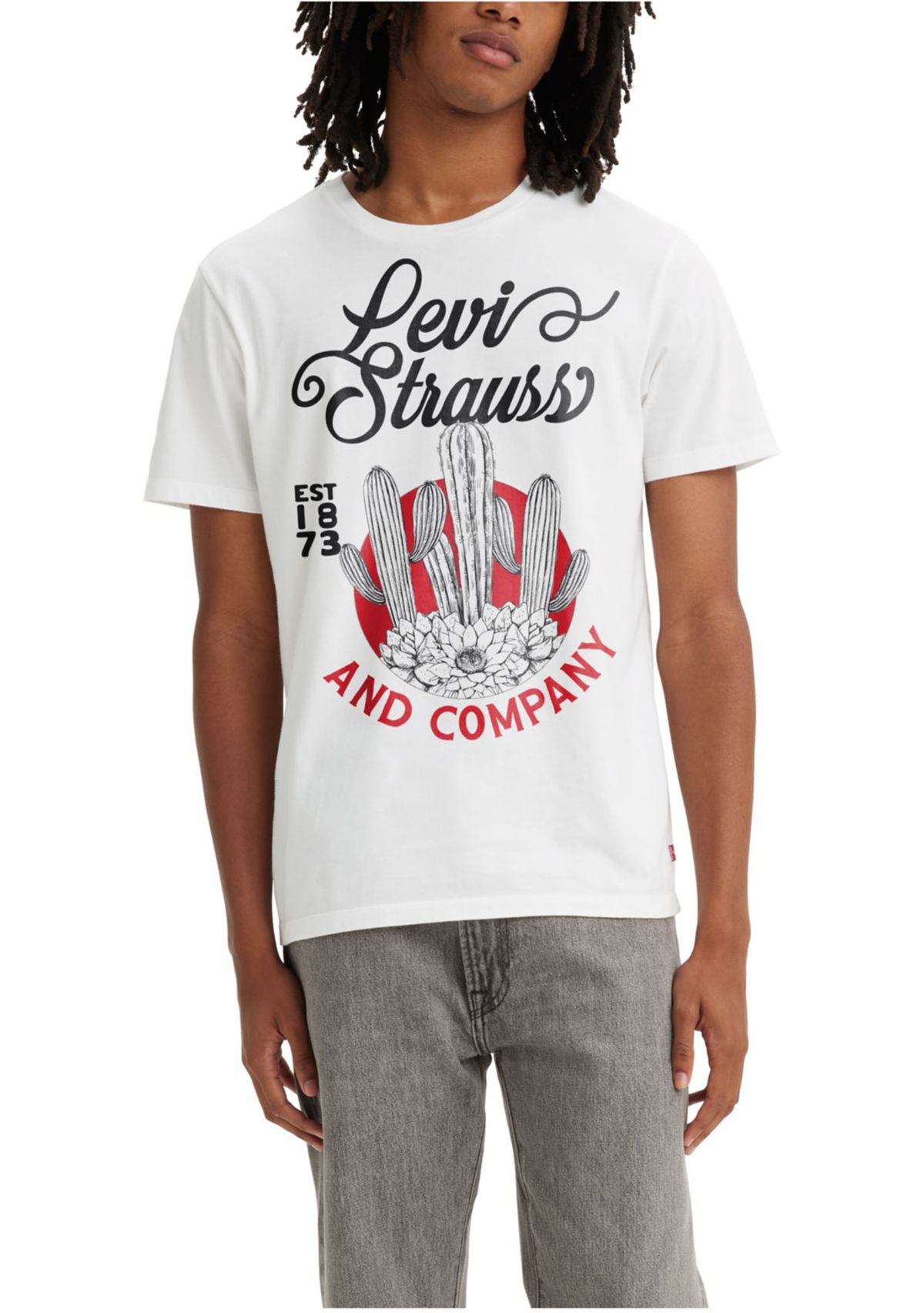 Short Sleeve Cactus Graphic T-Shirt 