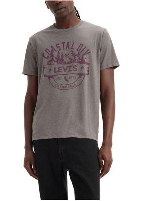 Levi's Men's Short Sleeve Graphic Crew Neck T-Shirt