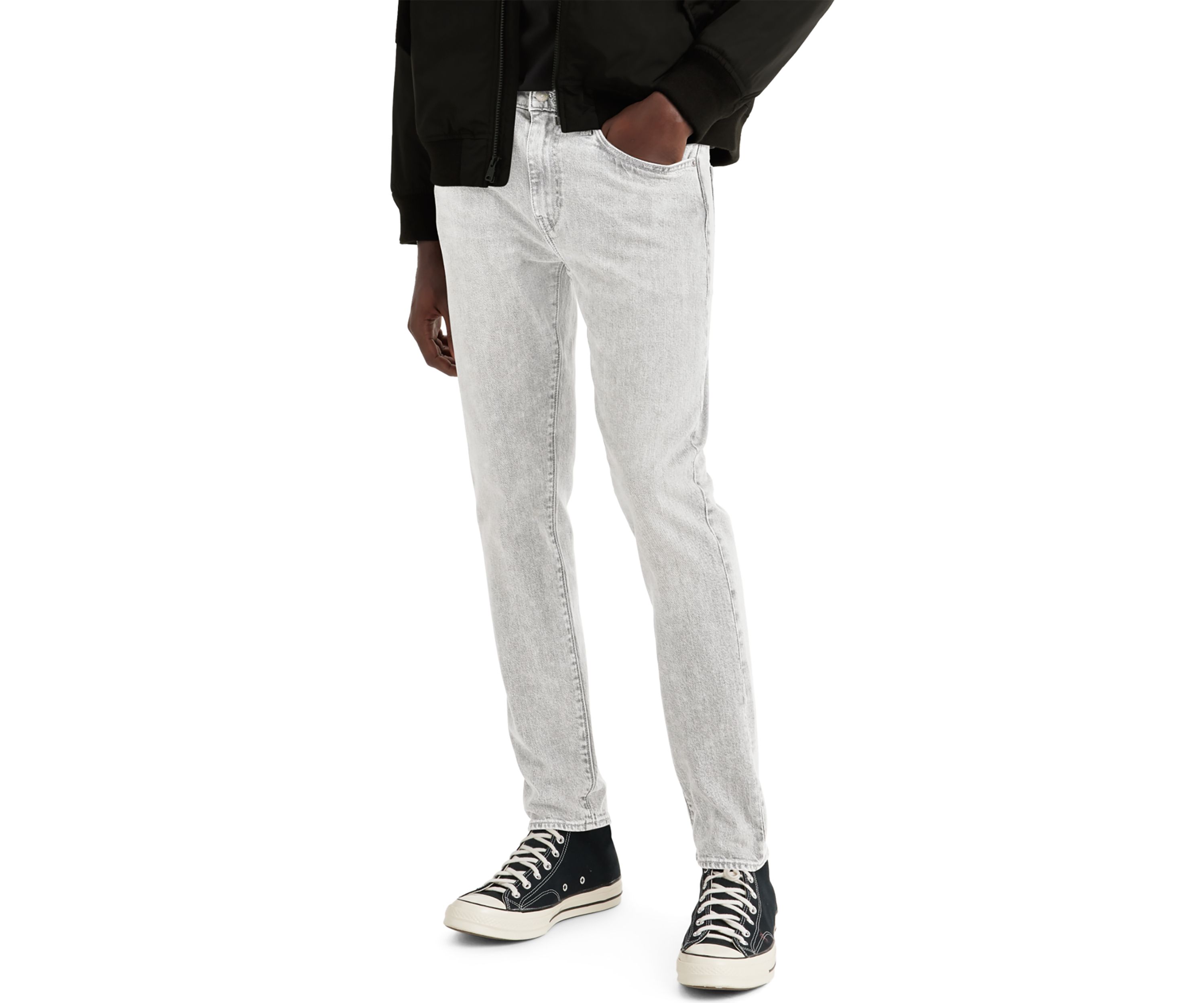 512 Slim Tapered Light Gray Jeans