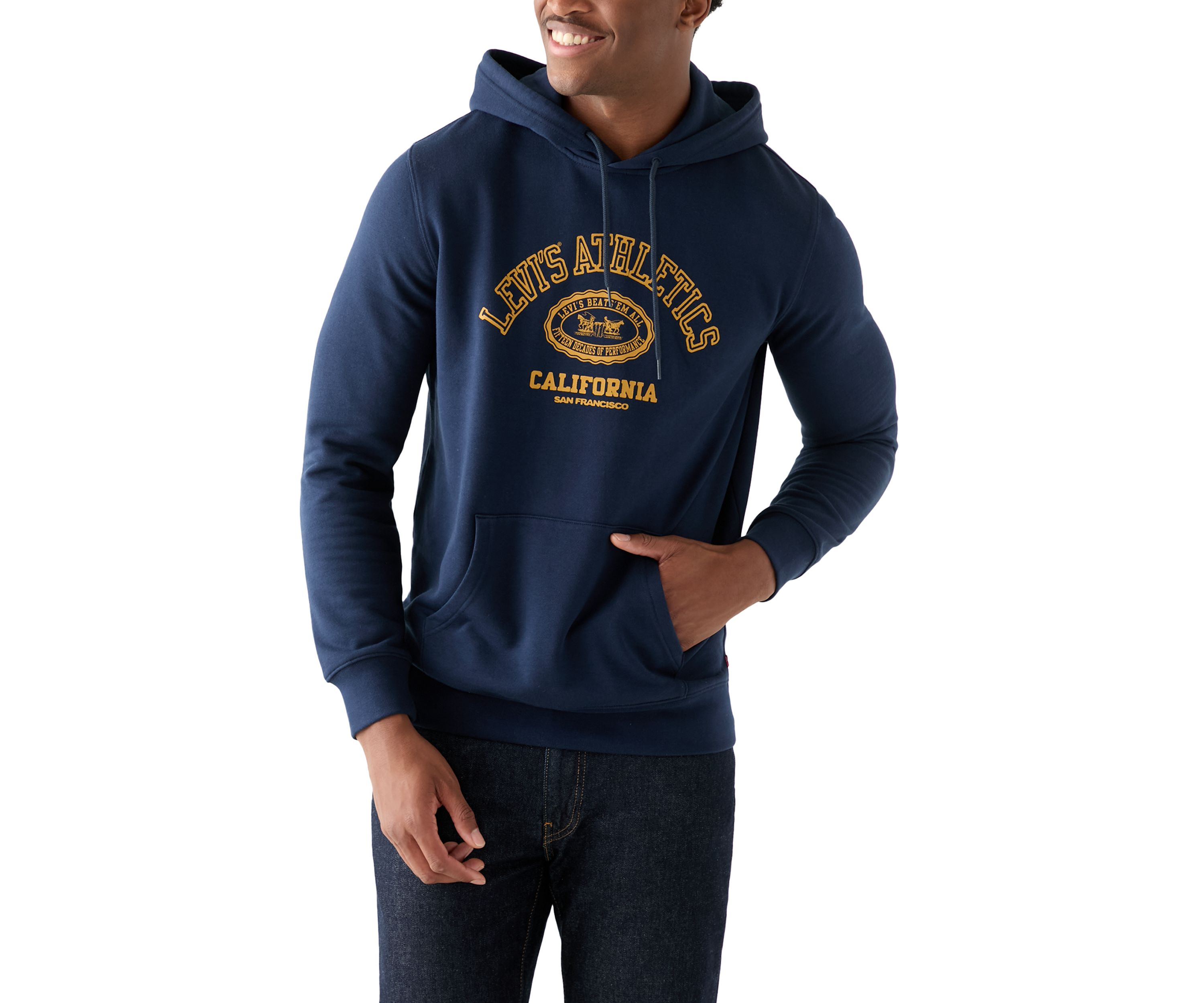 Crest Front Graphic Hoodie