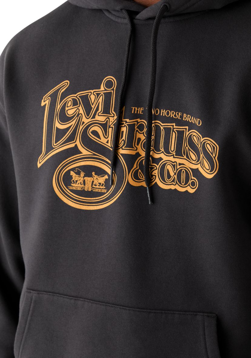 Relaxed Two Horse Graphic Hoodie