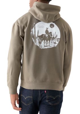 Levi's Men's Desert Cowboy Relaxed Graphic Hoodie