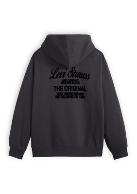 Levi's Men's Phantom Tonal Graphic Relaxed Fleece Hoodie