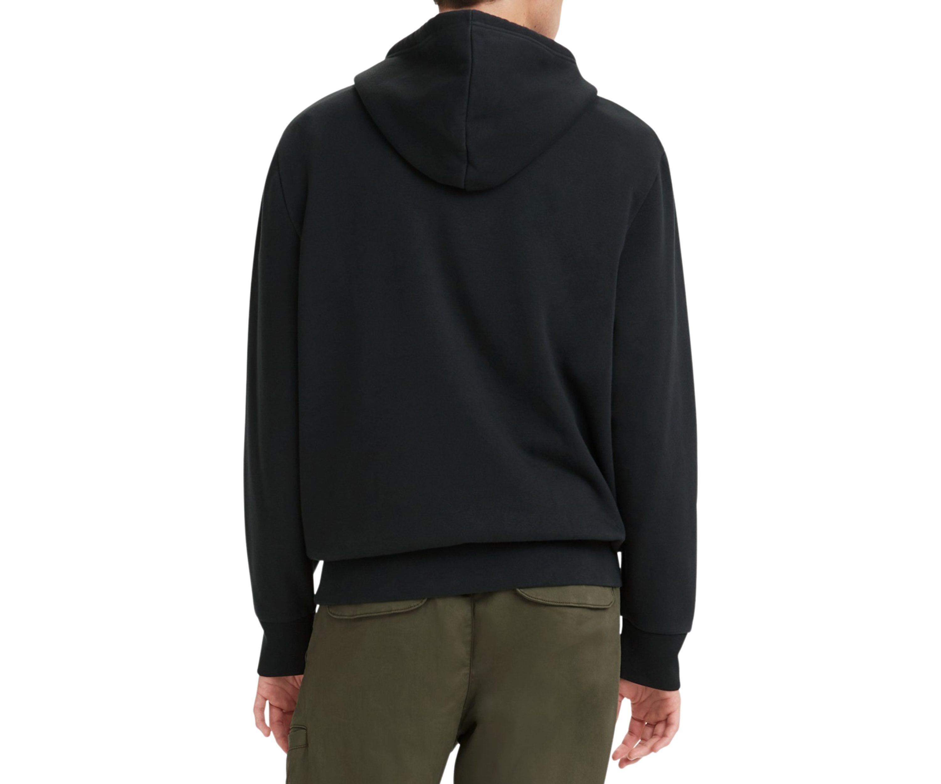 Jet Black Graphic Hoodie