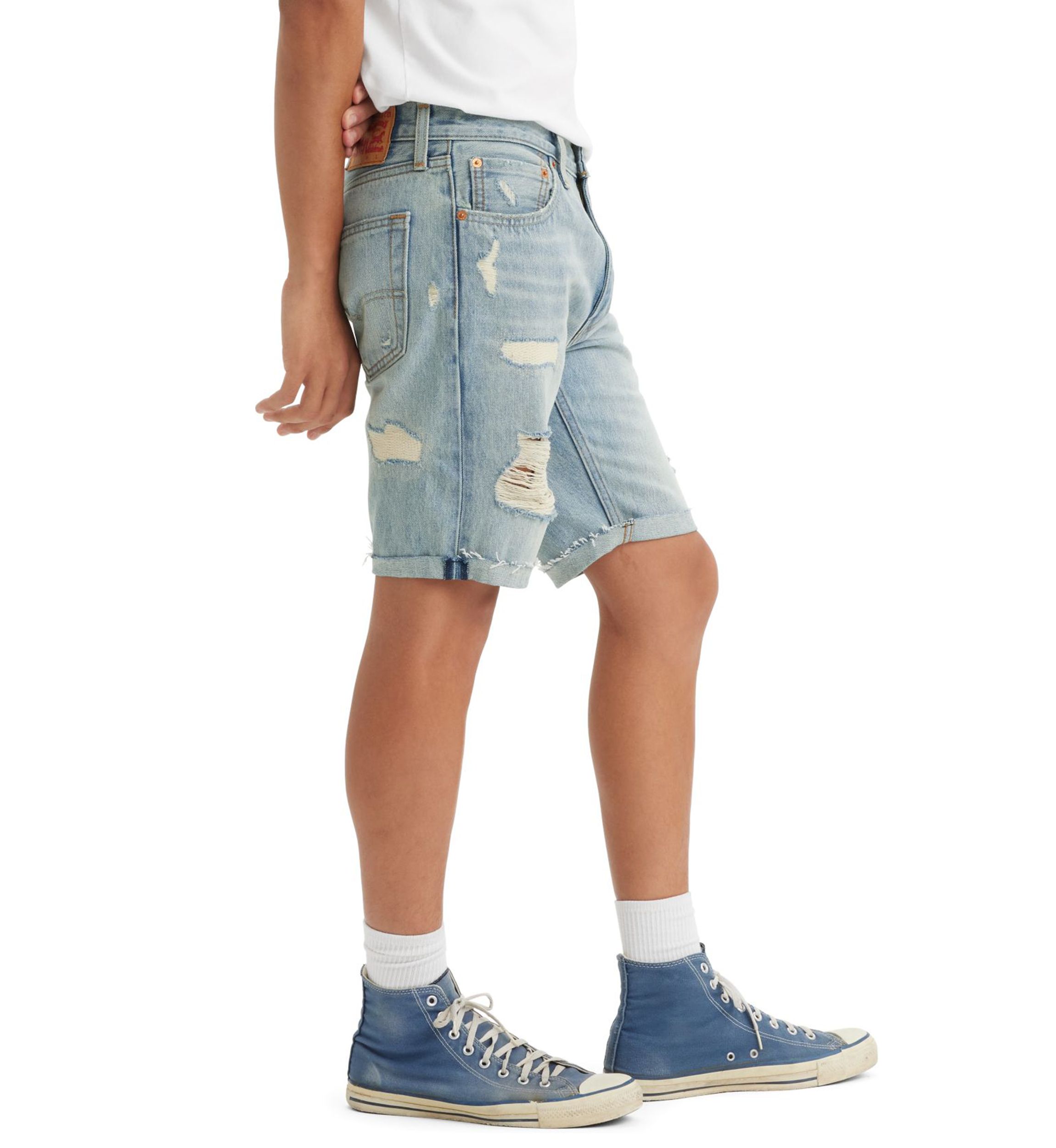 412 Slim Fit Denim Shorts