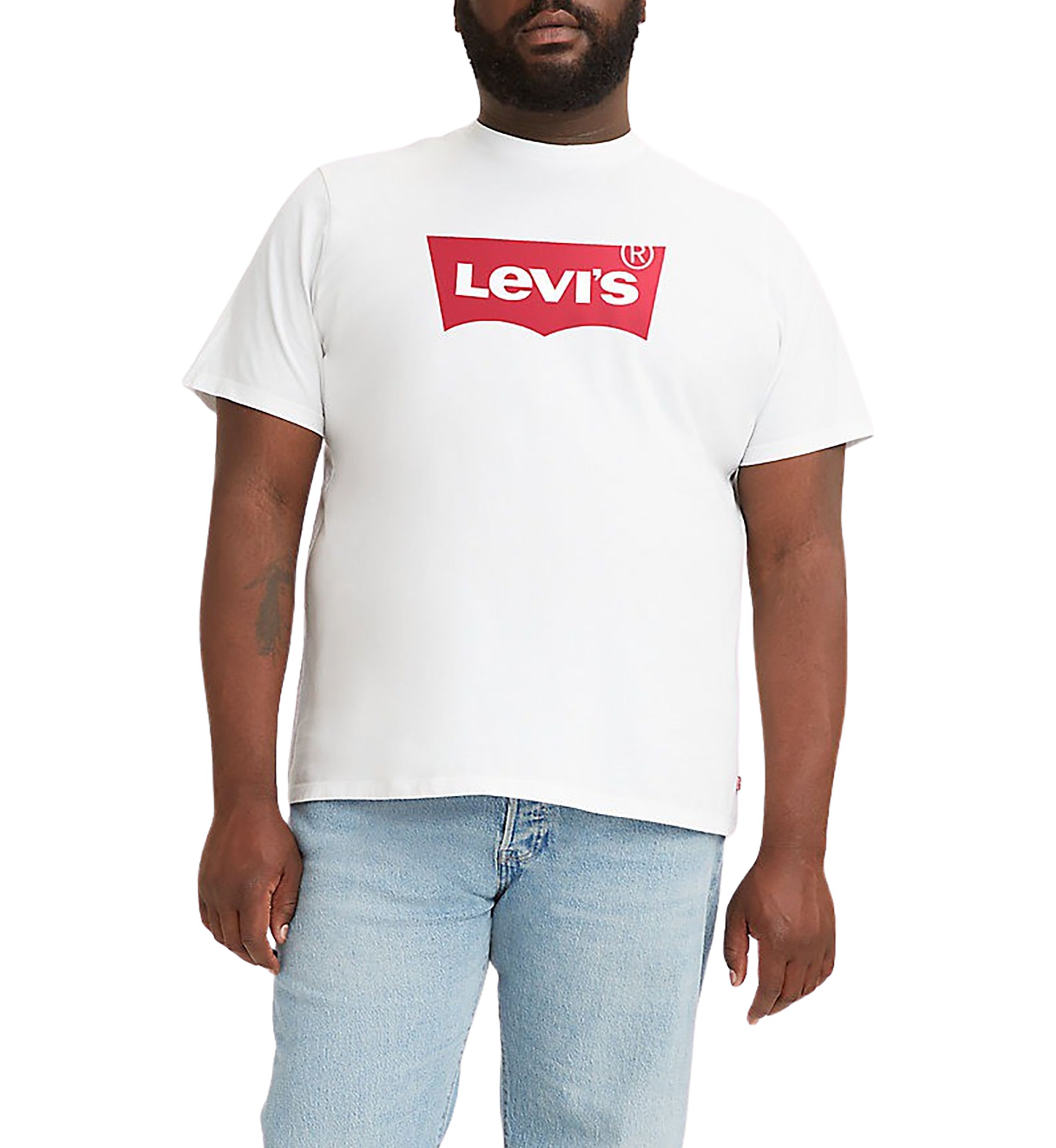 Big & Tall Short Sleeve Batwing Logo Graphic T-Shirt