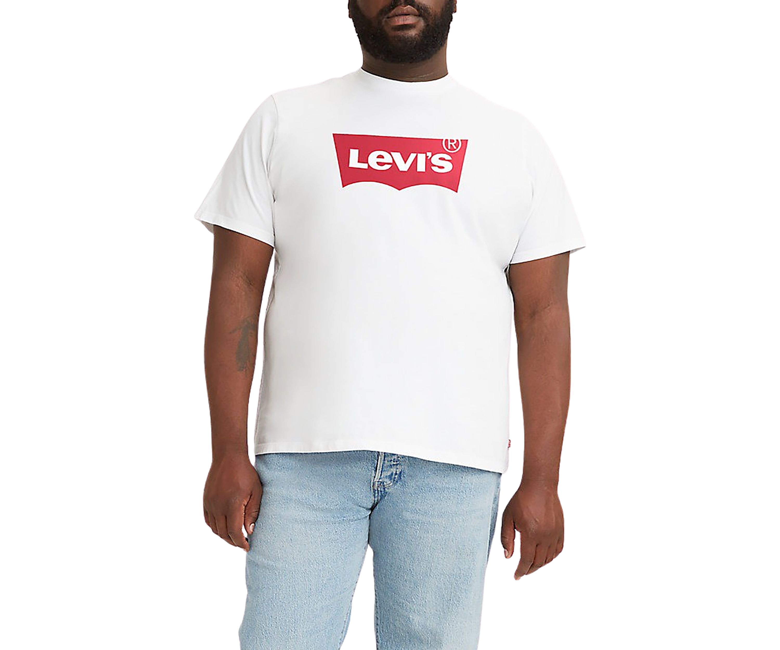 Big & Tall Short Sleeve Batwing Logo Graphic T-Shirt