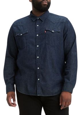 Levi's Men's Big & Tall Long Sleeve Classic Western Button-Down Shirt