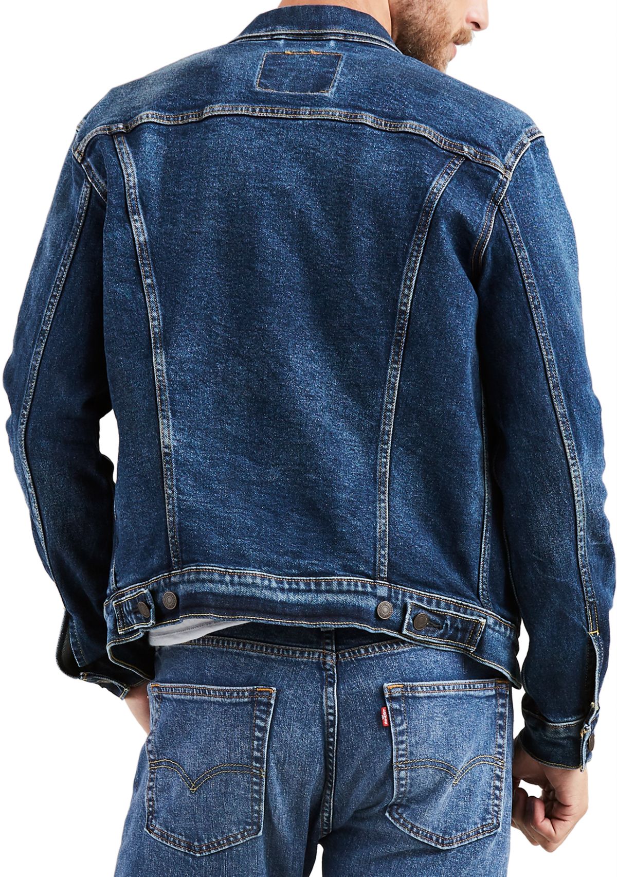 Big & Tall Big Trucker Jean Jacket
