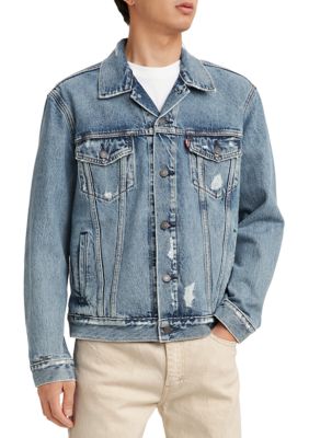 Levi's® Trucker Distressed Denim Jacket | belk