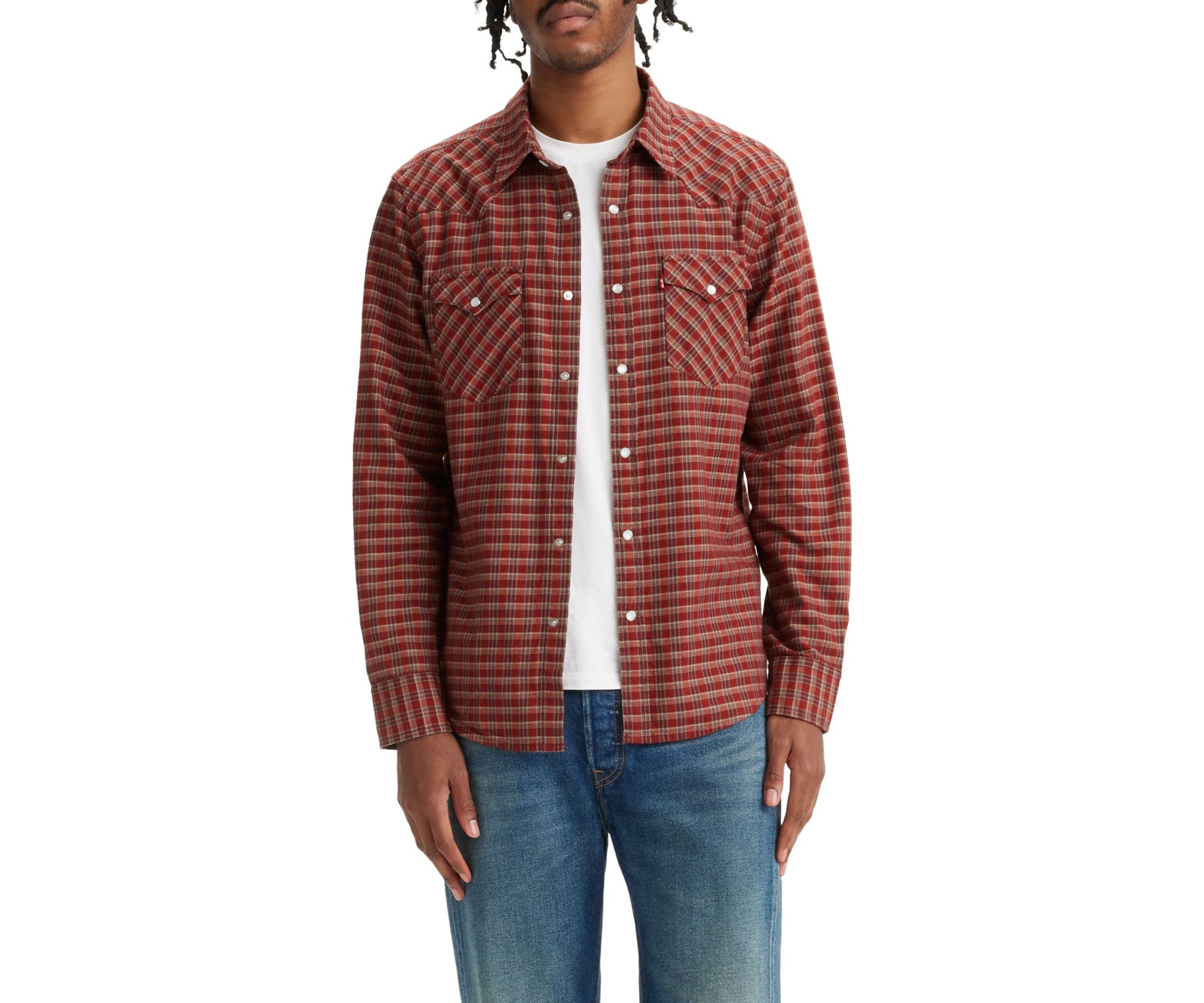 Classic Western Standard Button Up Shirt 