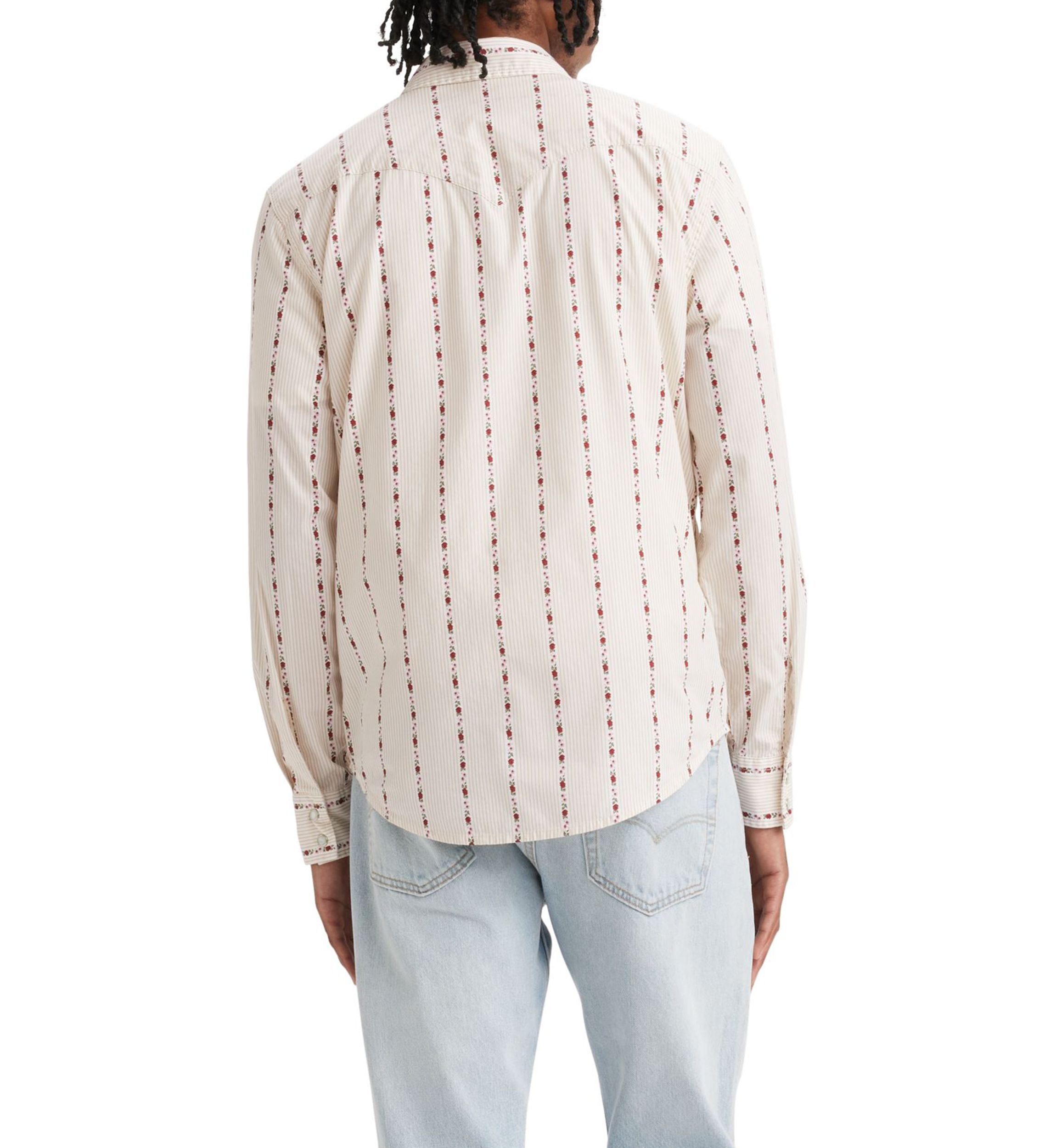 Aaron Floral Stripe Shirt 