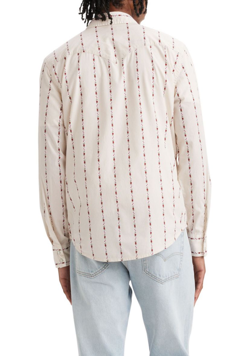 Aaron Floral Stripe Shirt 