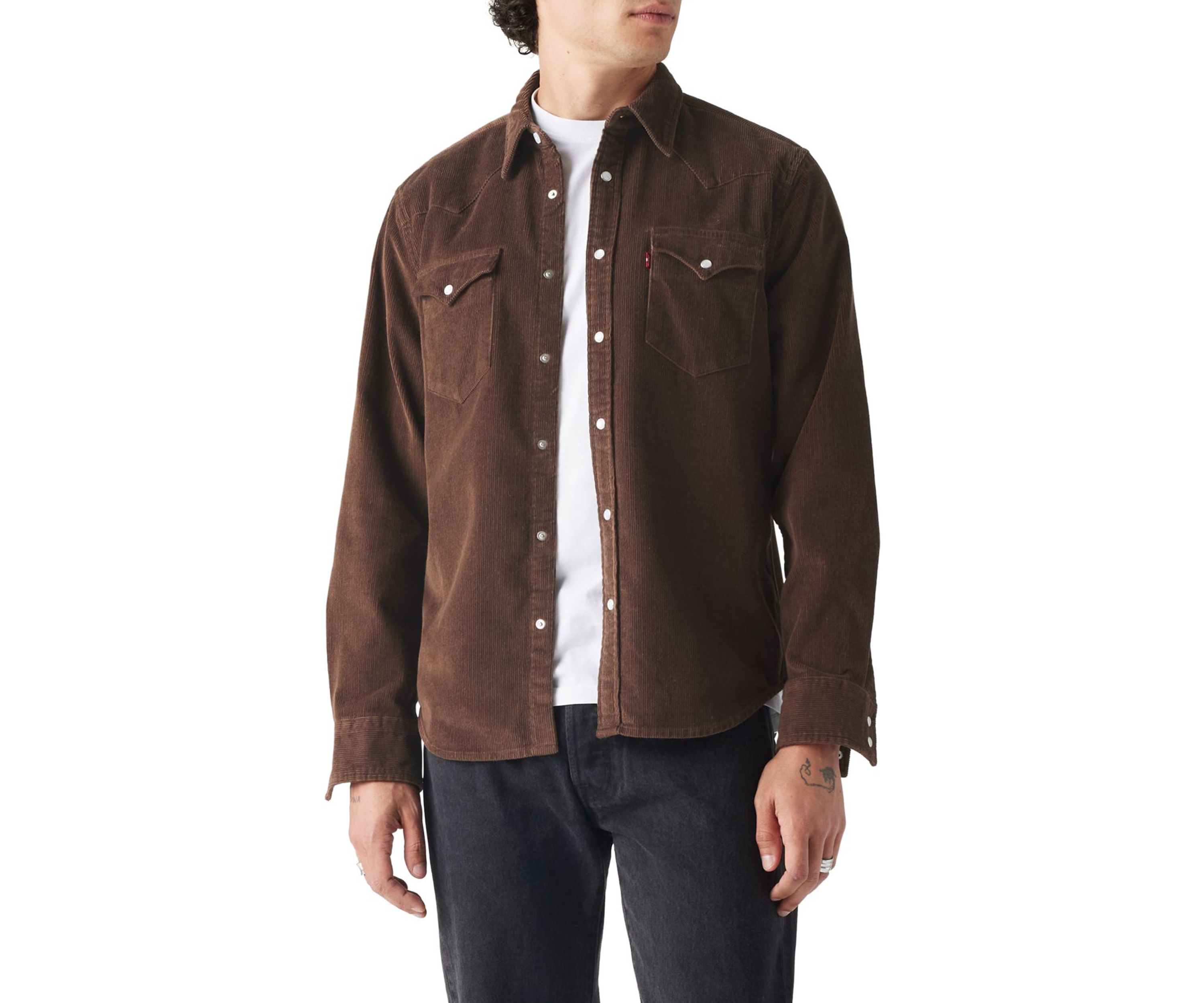 Chicory Coffee Button Up Shirt 