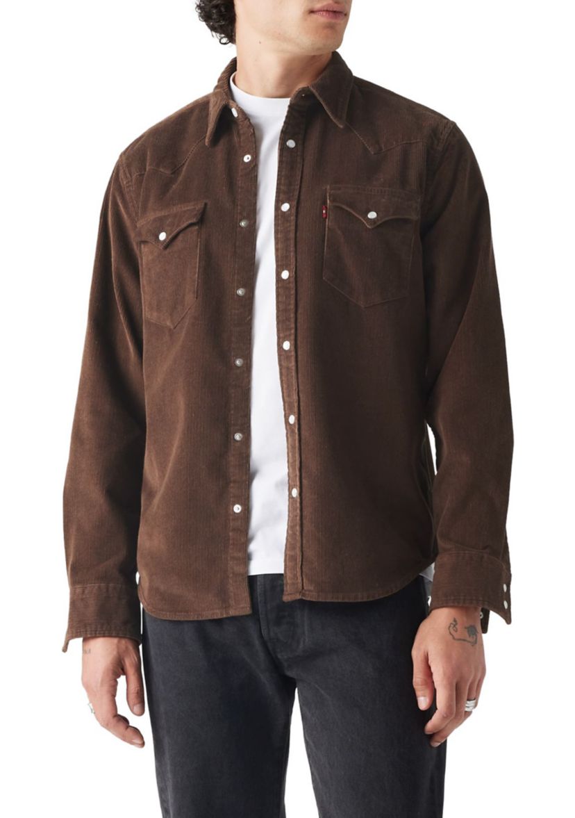 Chicory Coffee Button Up Shirt 
