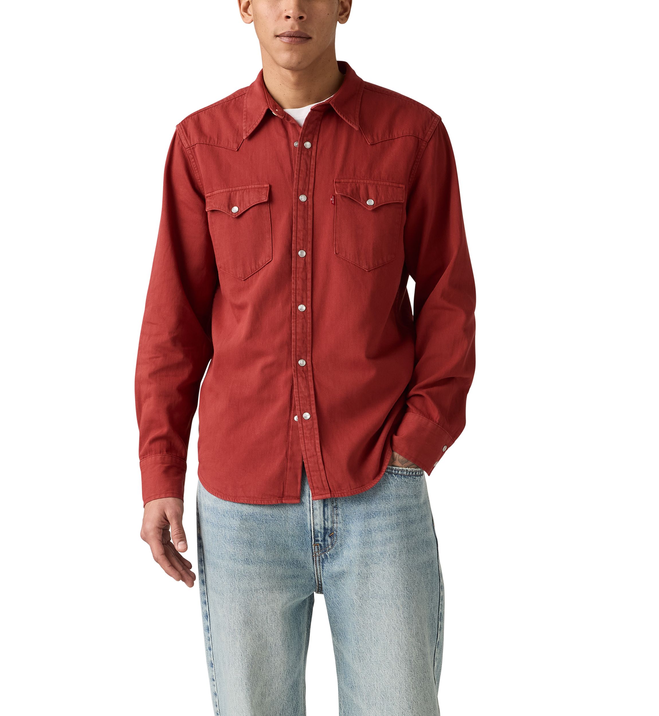 Long Sleeve Classic Western Denim Shirt