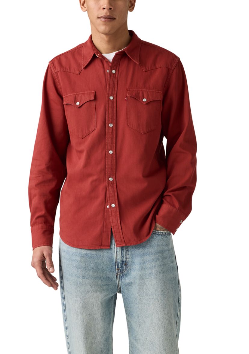 Long Sleeve Classic Western Denim Shirt
