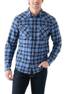 Levi's Men's Classic Western Plaid Shirt, Small