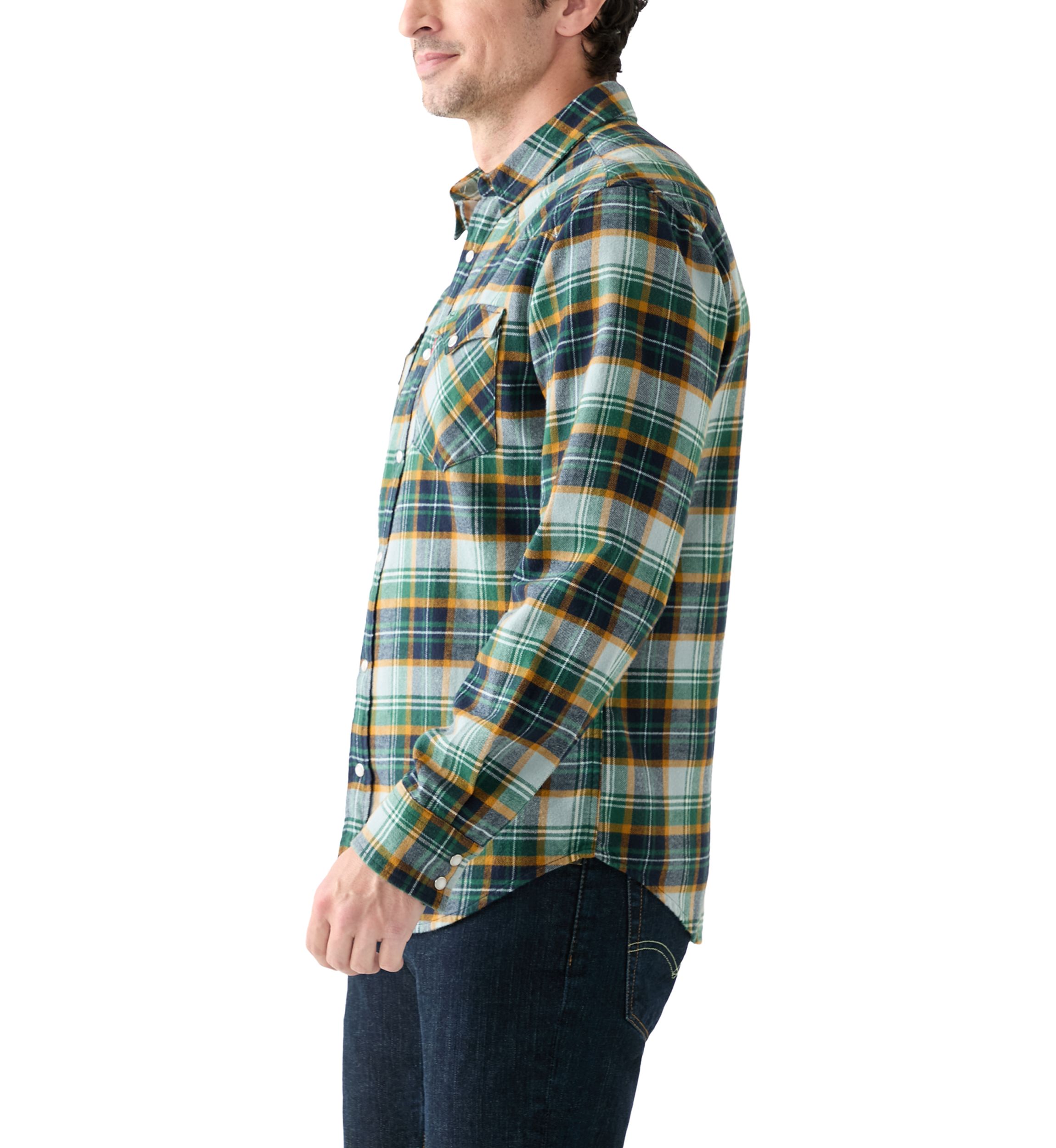 Classic Western Plaid Shirt
