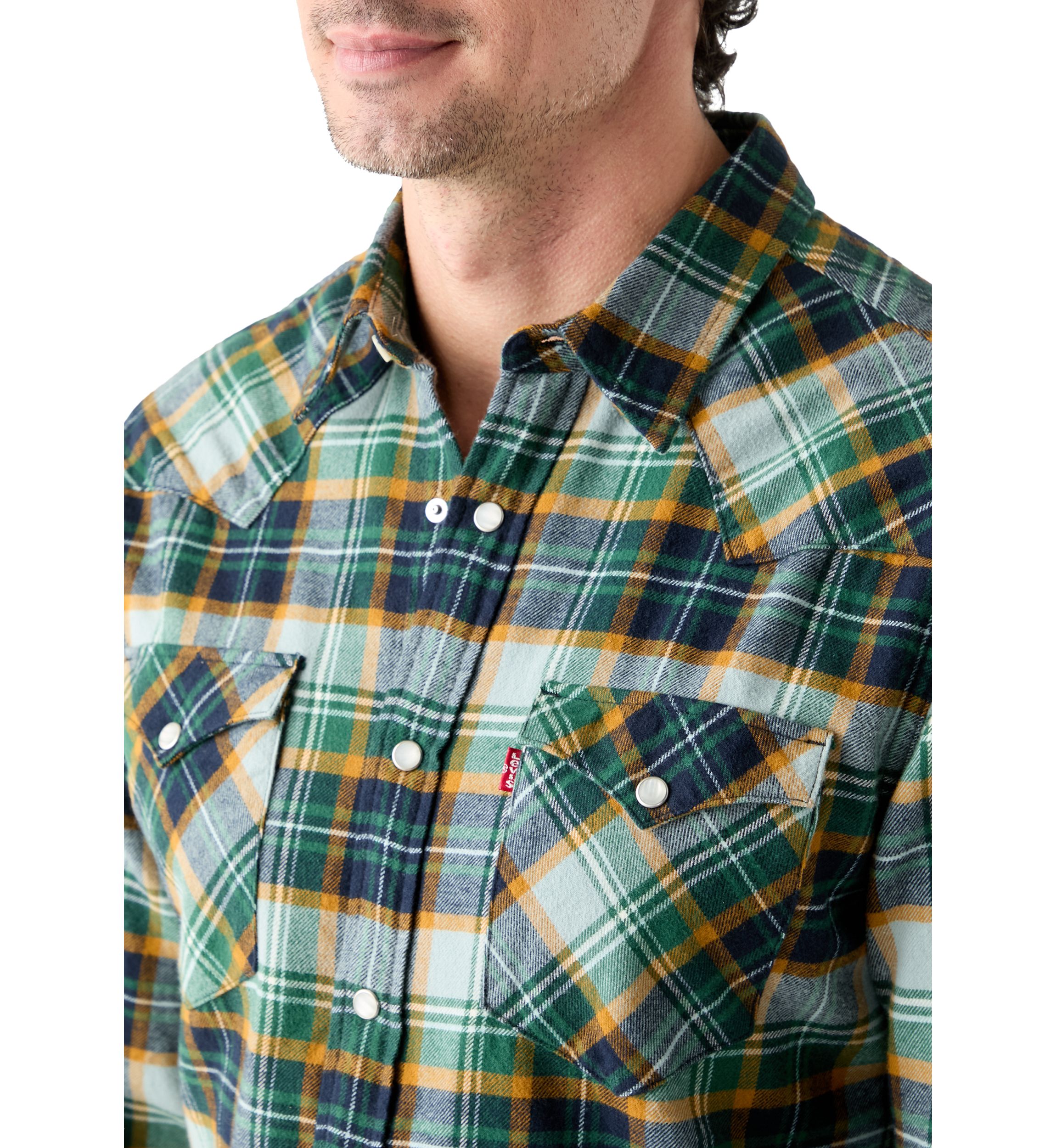 Classic Western Plaid Shirt