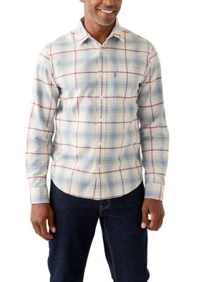 Levi's Men's Long Sleeve Classic Plaid Flannel