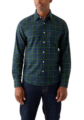 Levi's Men's Long Sleeve Classic Plaid Flannel