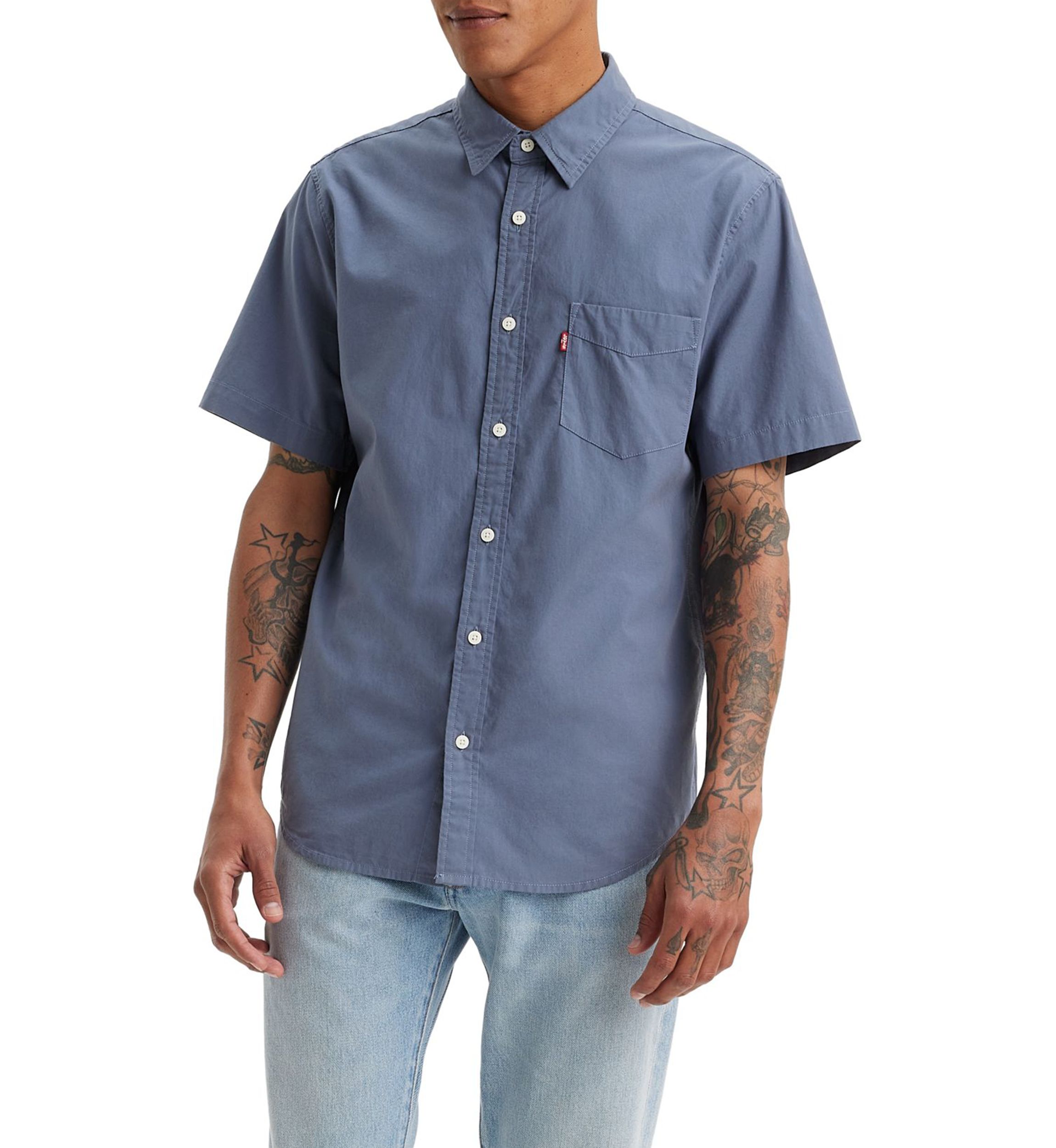Short Sleeve One Pocket Shirt 