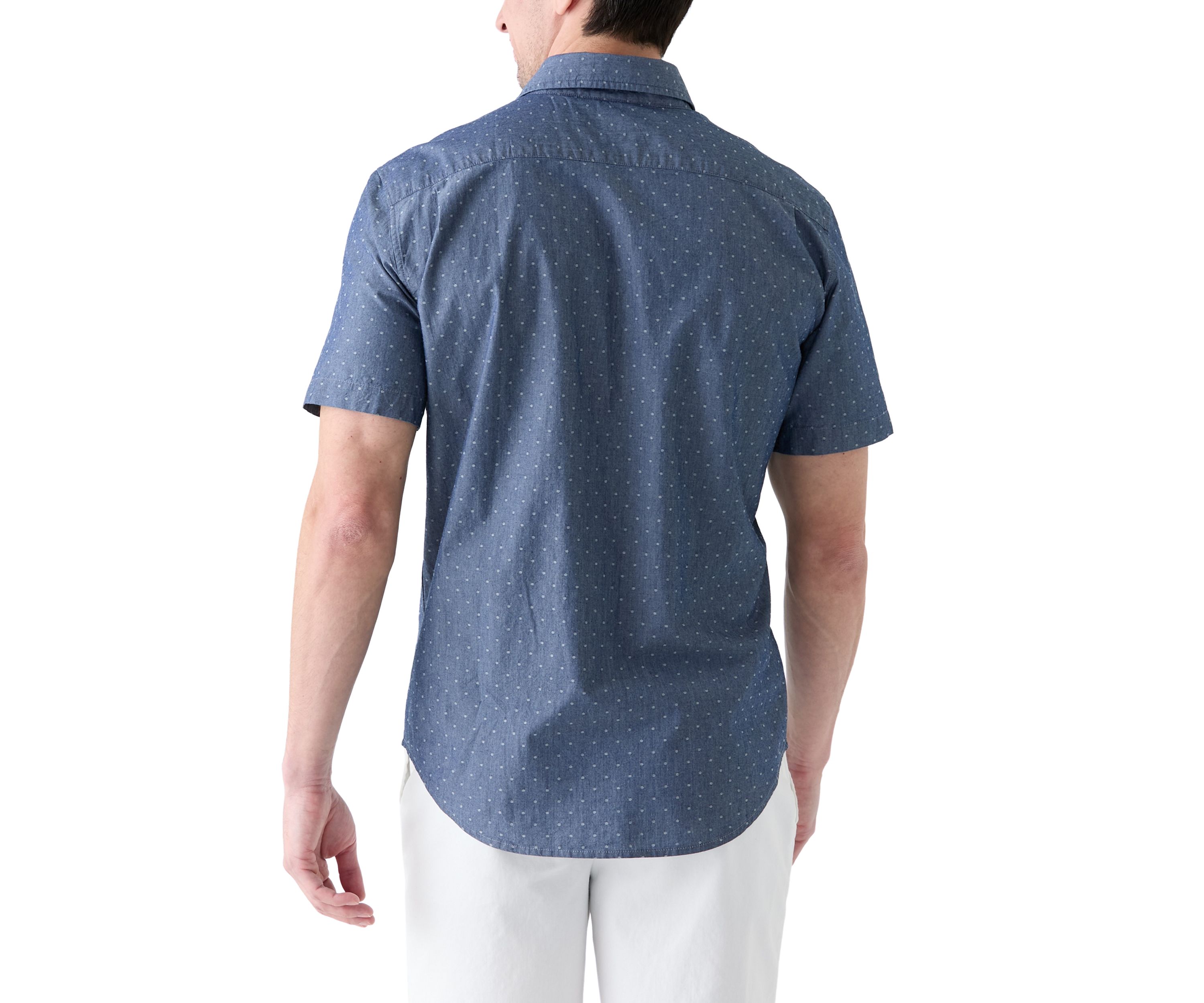 Classic Short Sleeve One Pocket Button Up Shirt