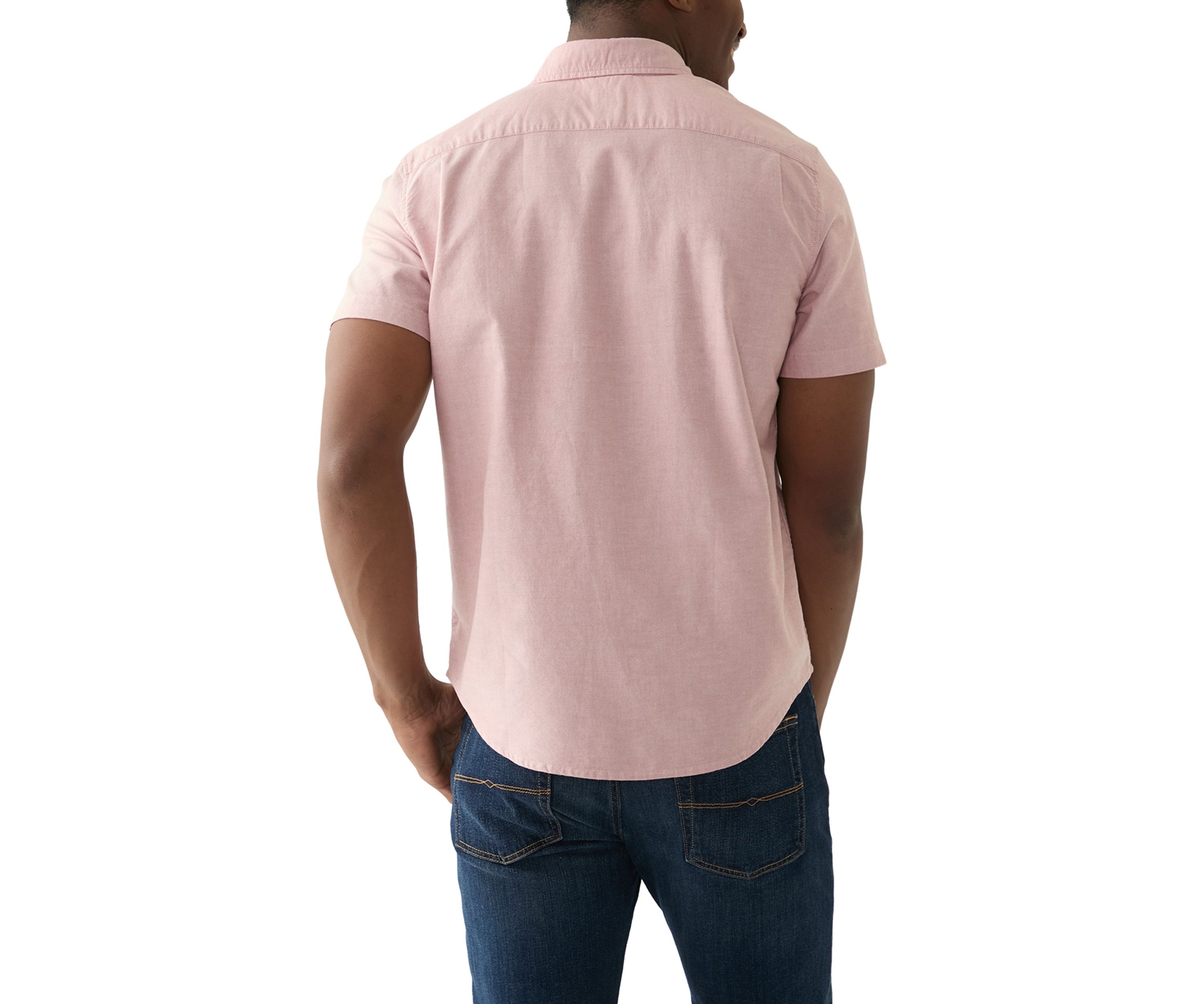 Classic One Pocket Short Sleeve Button Down Shirt