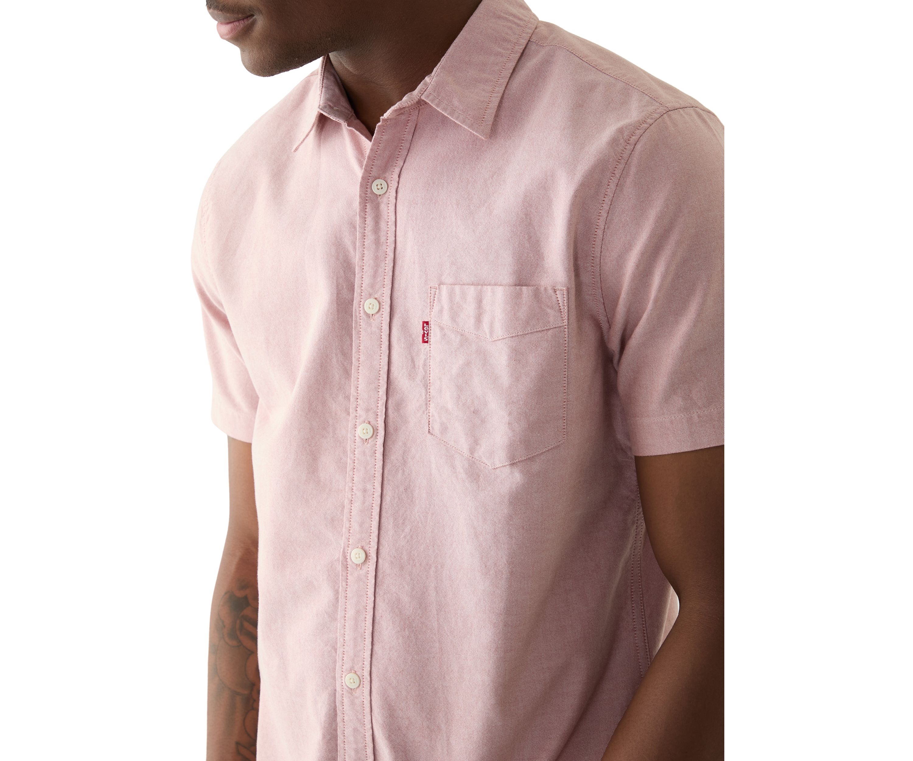 Classic One Pocket Short Sleeve Button Down Shirt