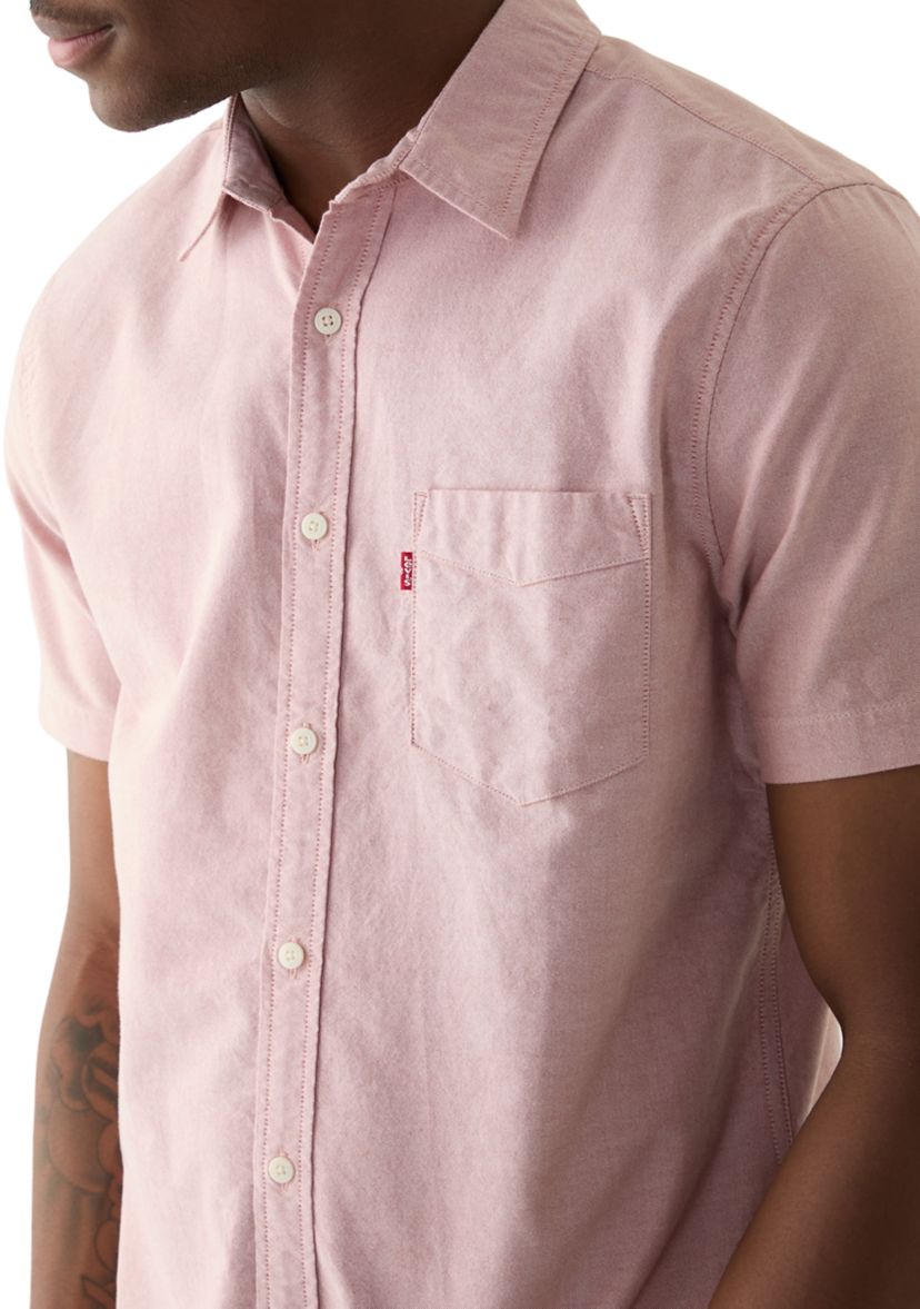 Classic One Pocket Short Sleeve Button Down Shirt