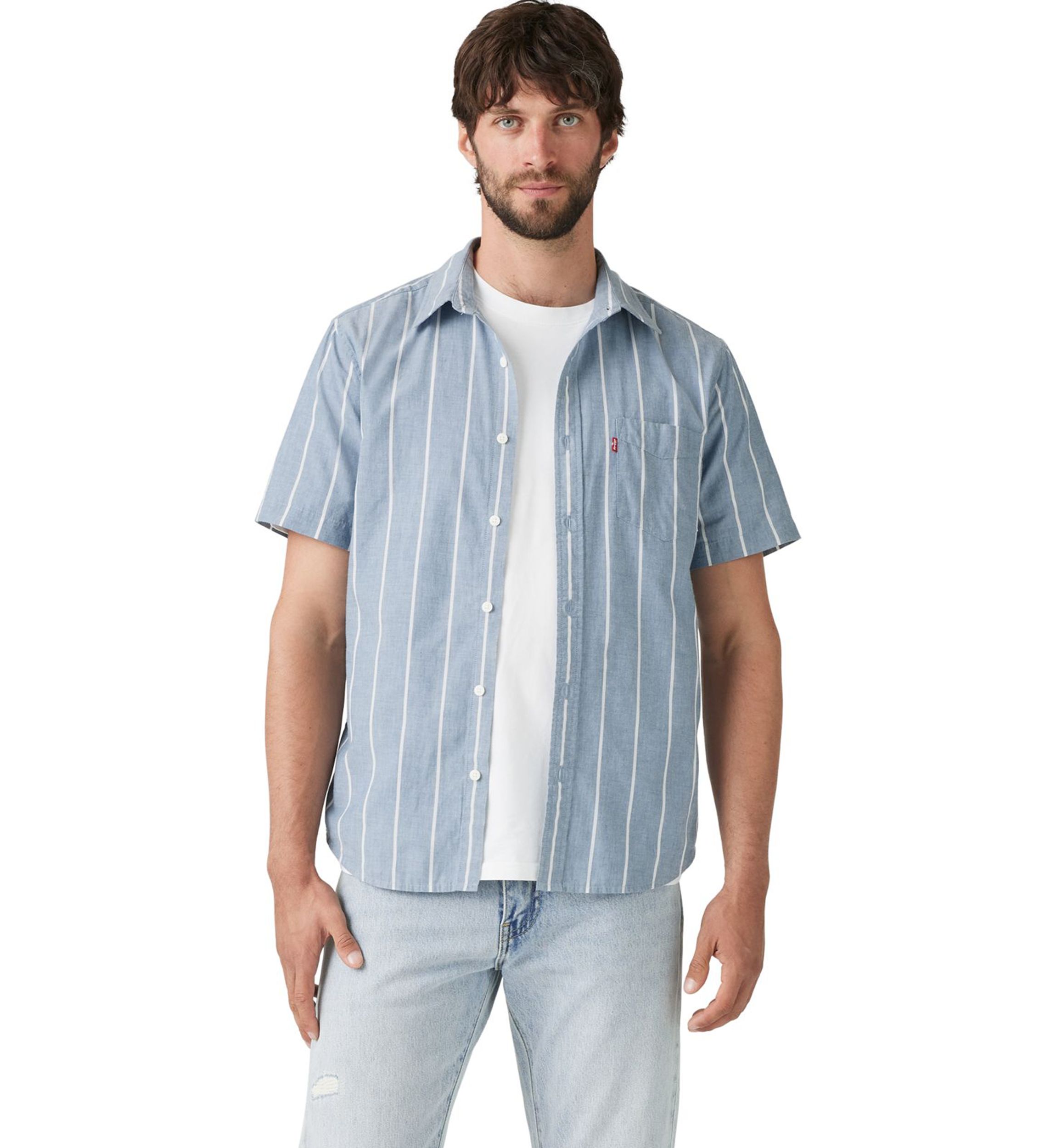 Owen Stripe 1 Pocket Shirt 