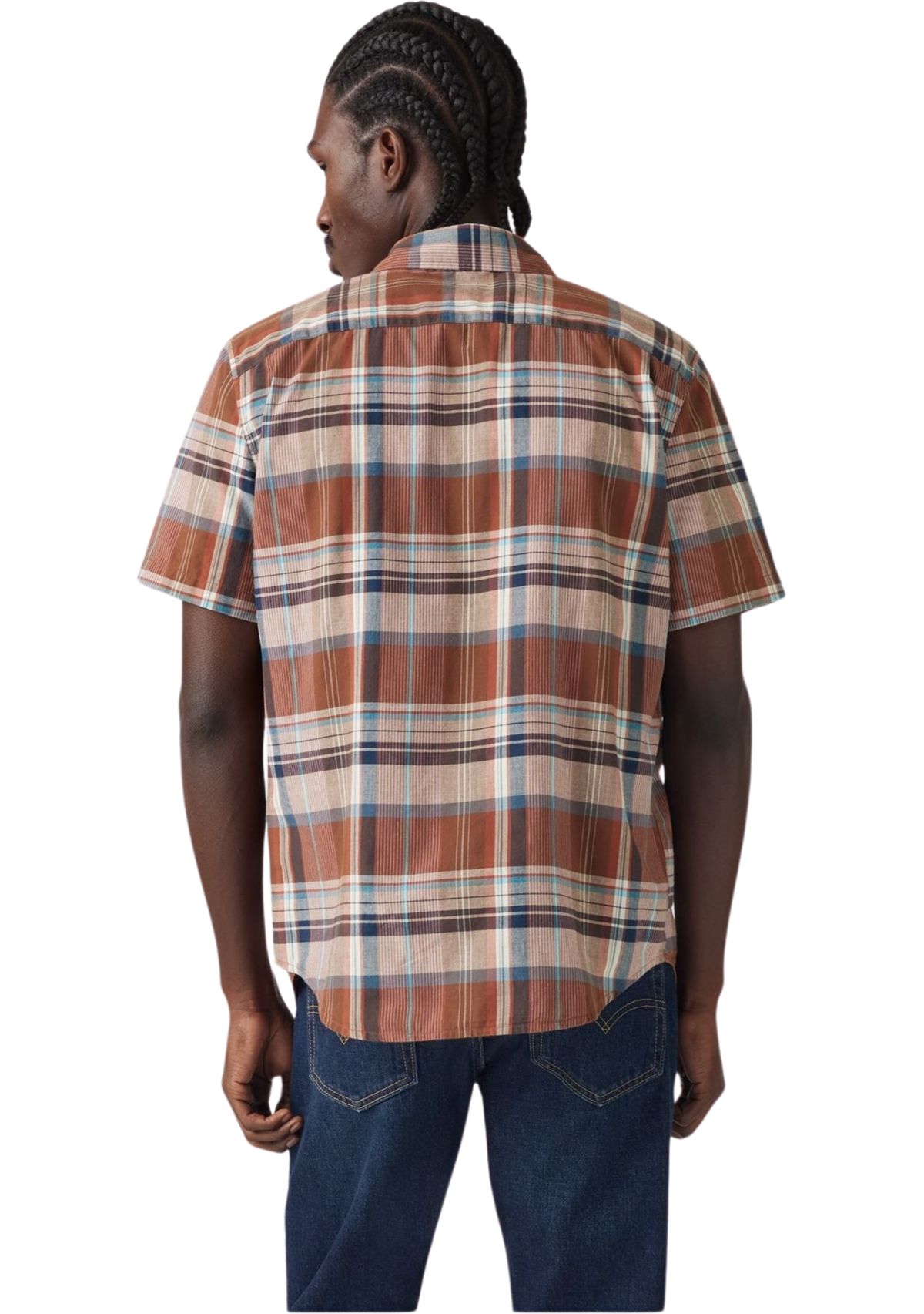 Short Sleeve One Pocket Button Up Shirt 