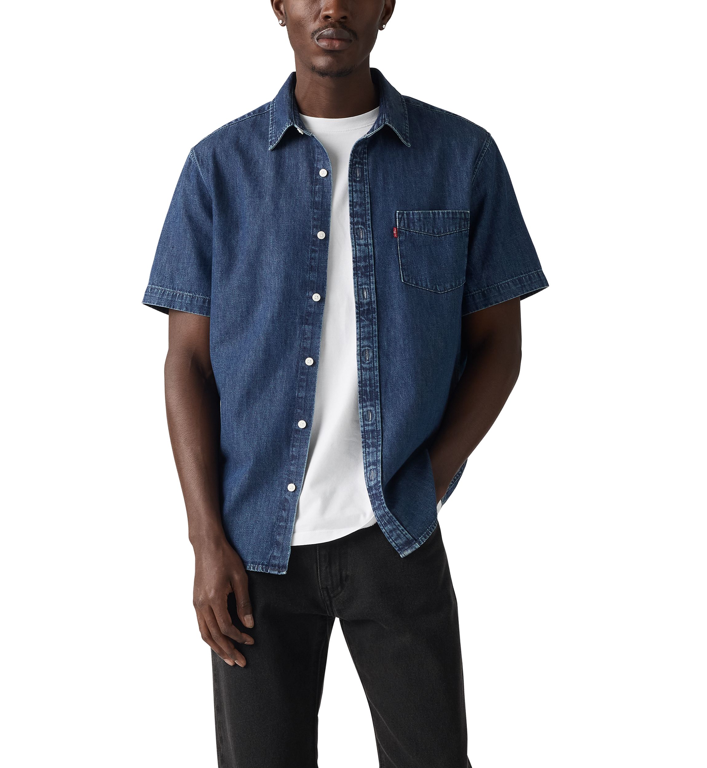 Classic One Pocket Denim Shirt