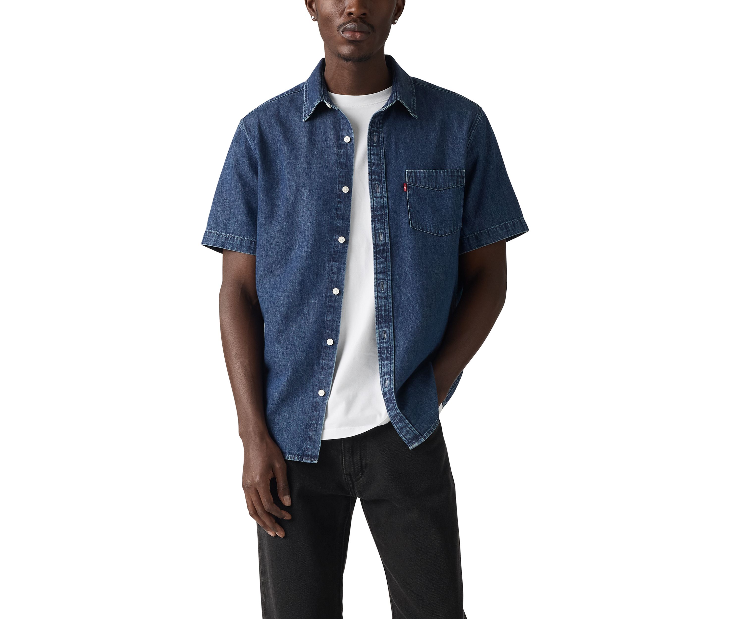 Classic One Pocket Denim Shirt
