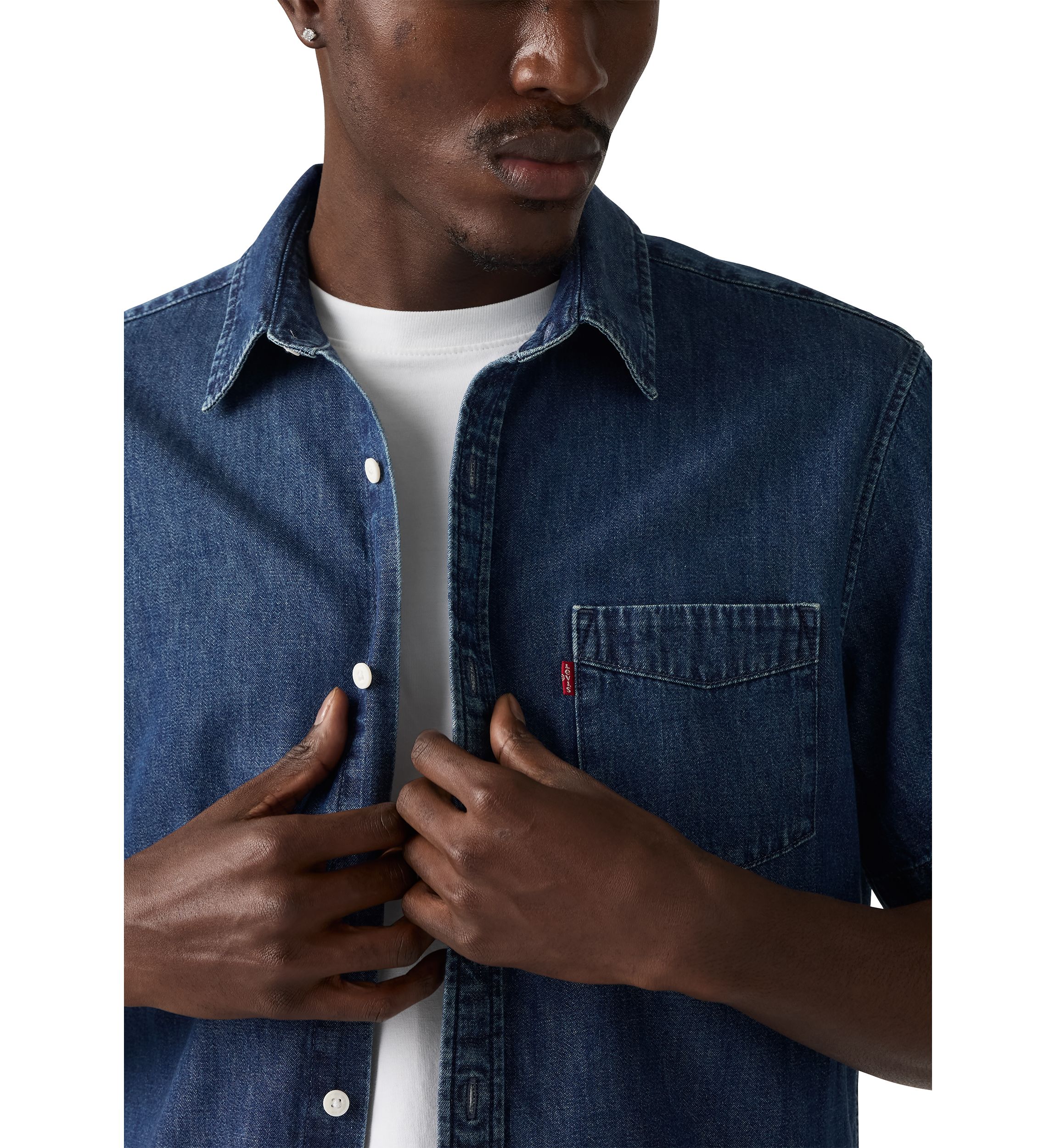 Classic One Pocket Denim Shirt