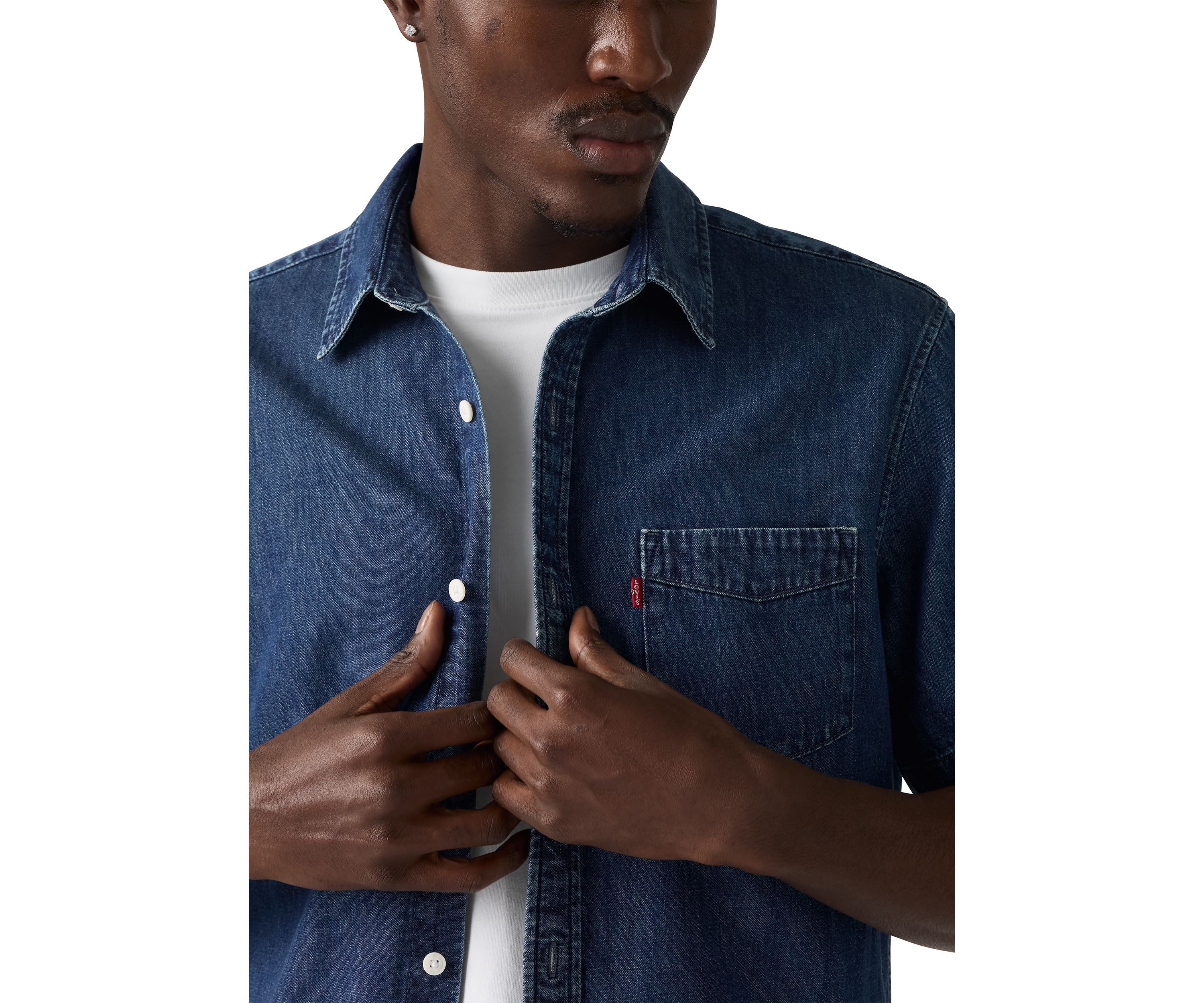 Classic One Pocket Denim Shirt